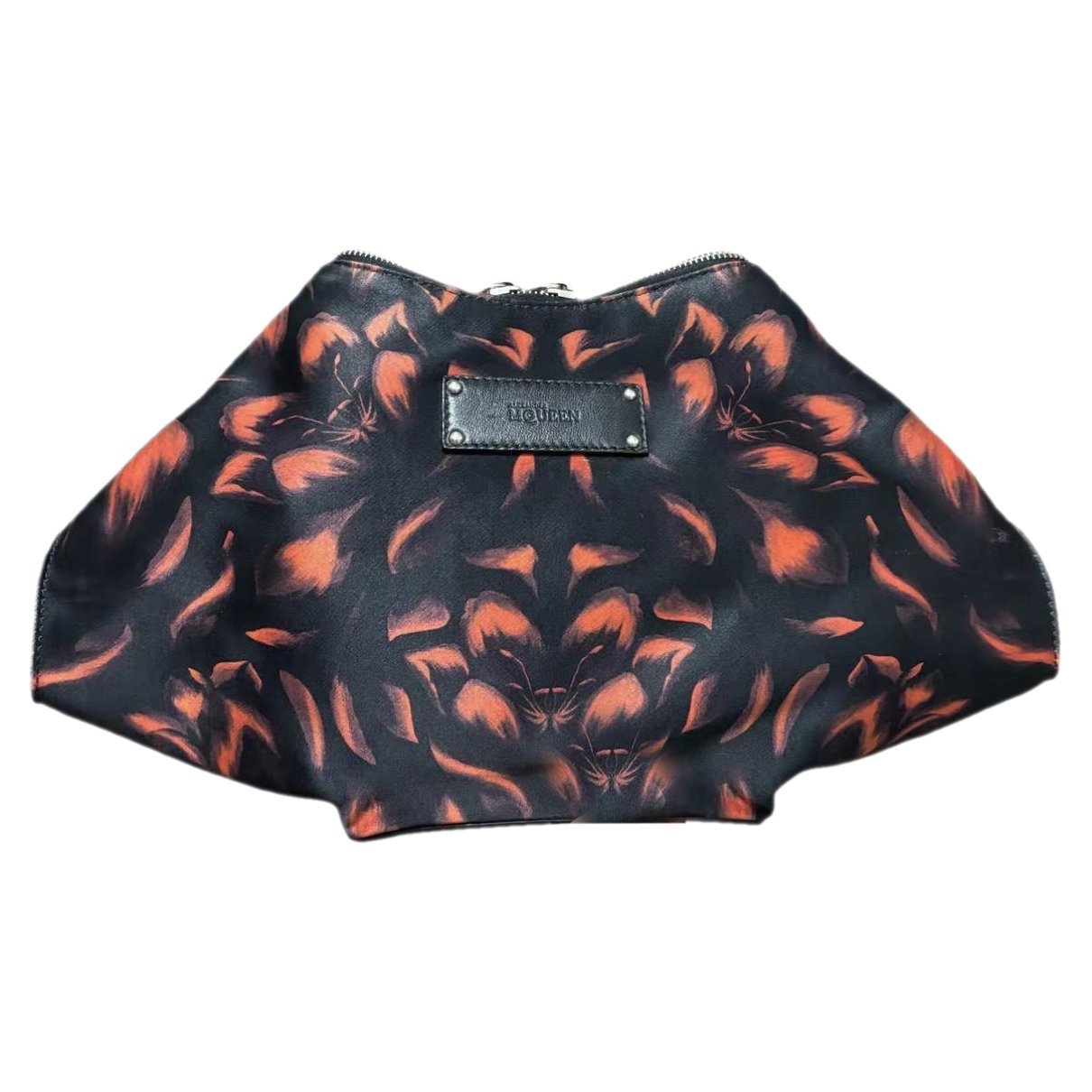 Alexander McQueen Manta cloth clutch bag