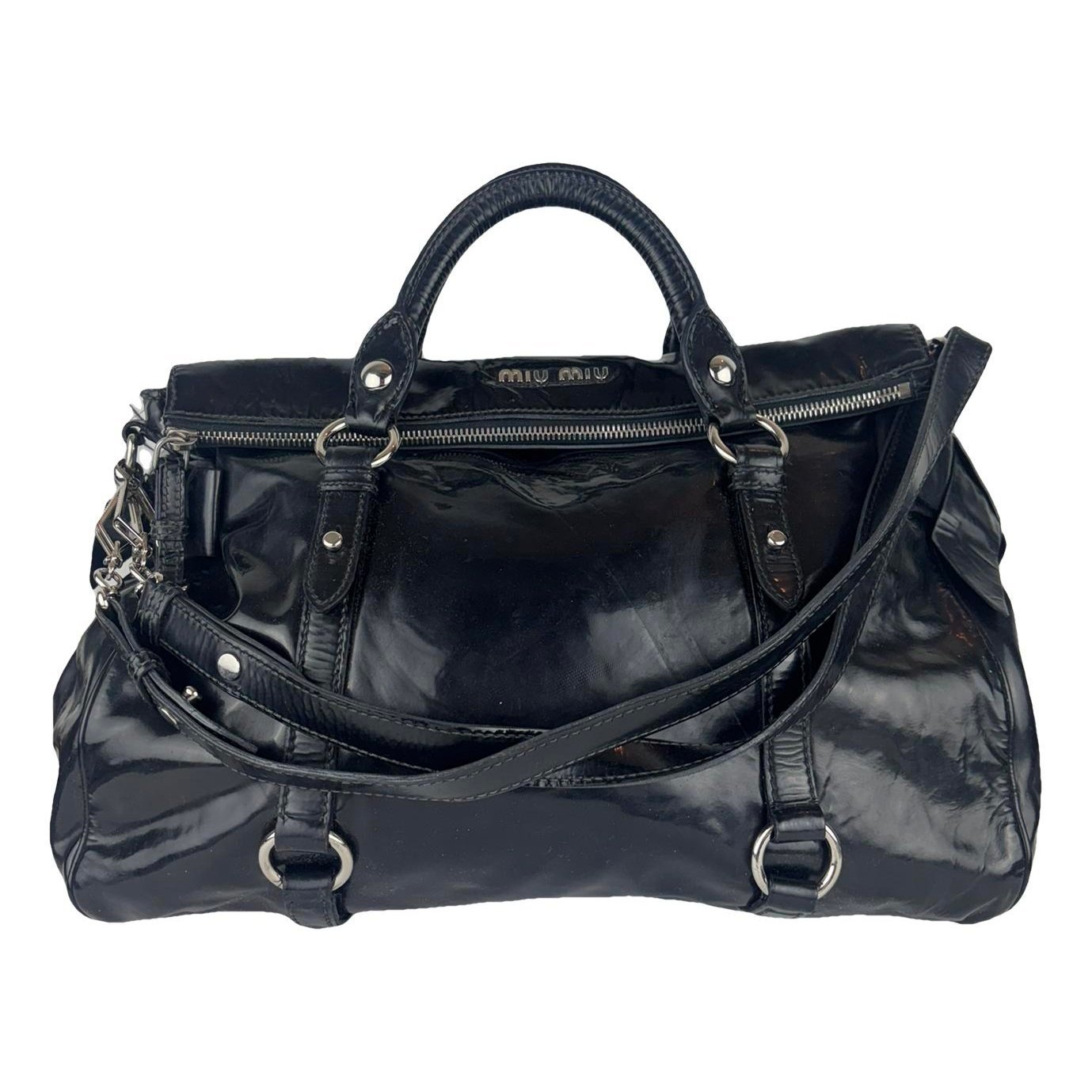 Bow bag leather crossbody bag