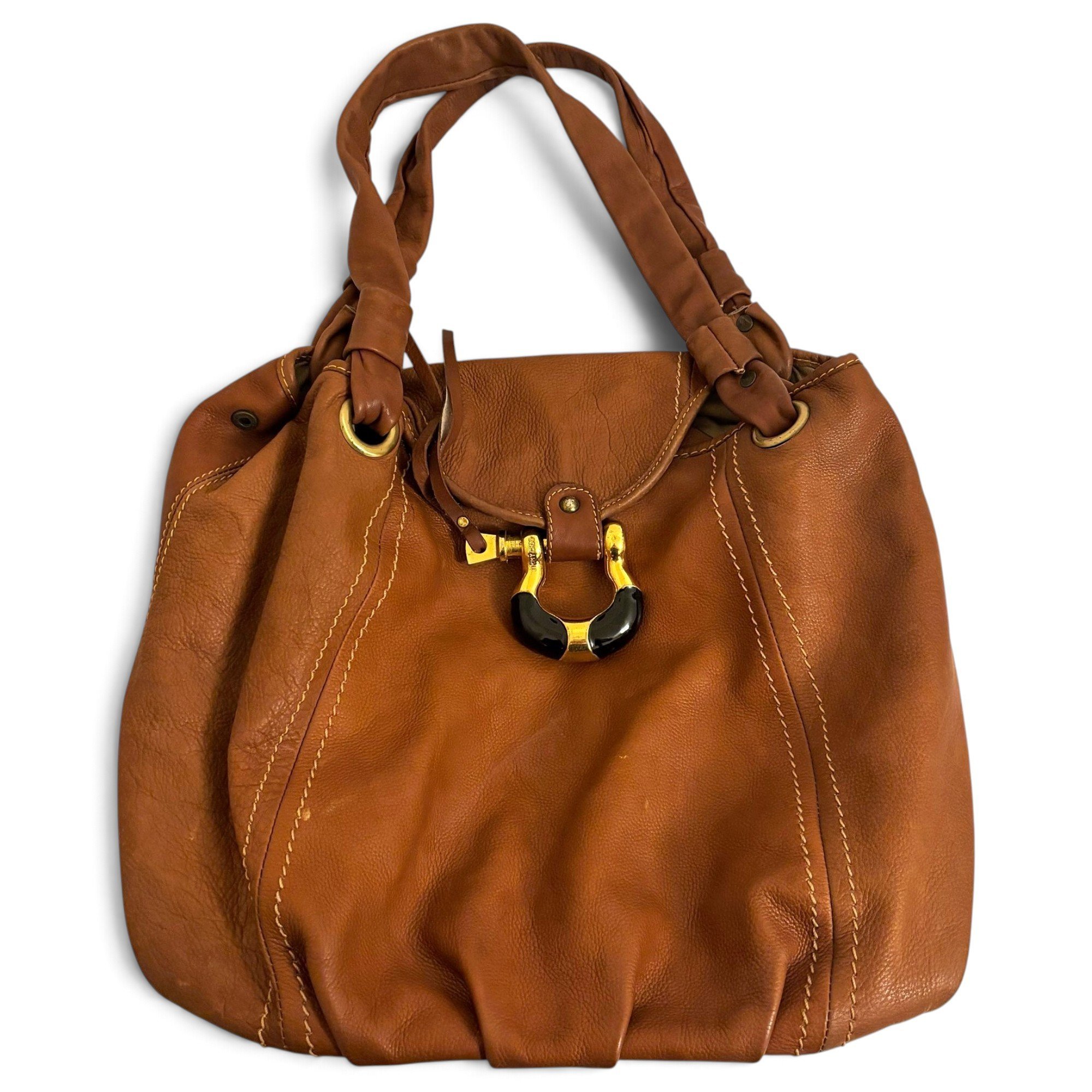 Leather handbag