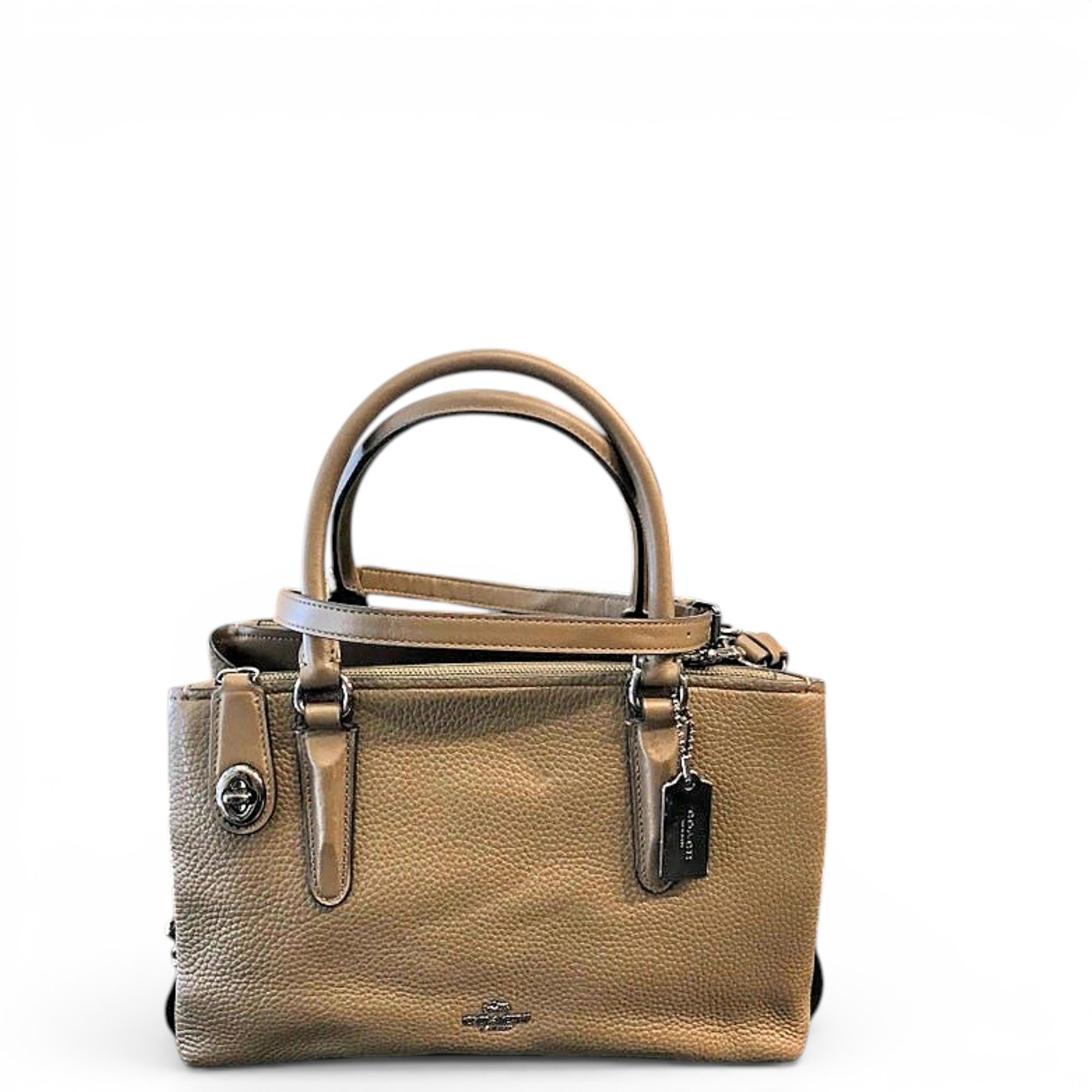 Leather tote
