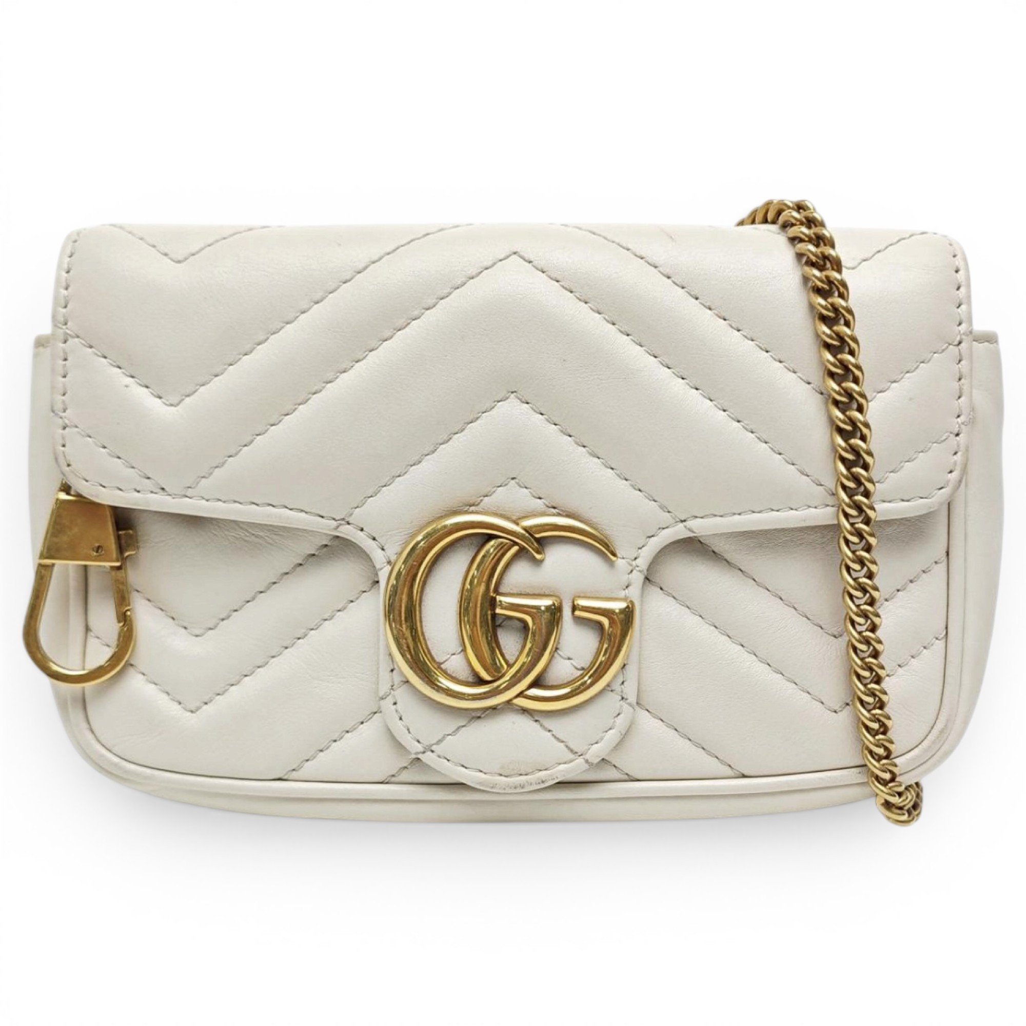 GG Marmont Flap leather handbag