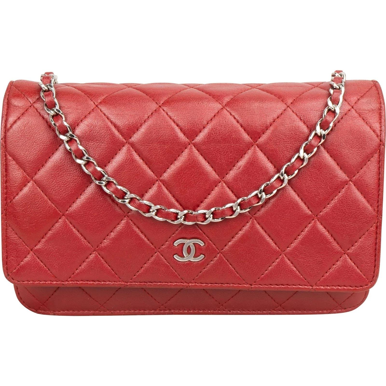 Wallet On Chain Timeless/Classique leather crossbody bag