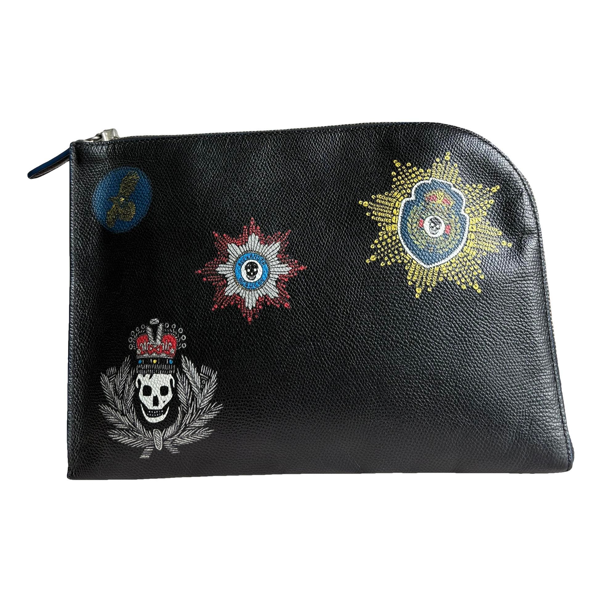Skull leather bag