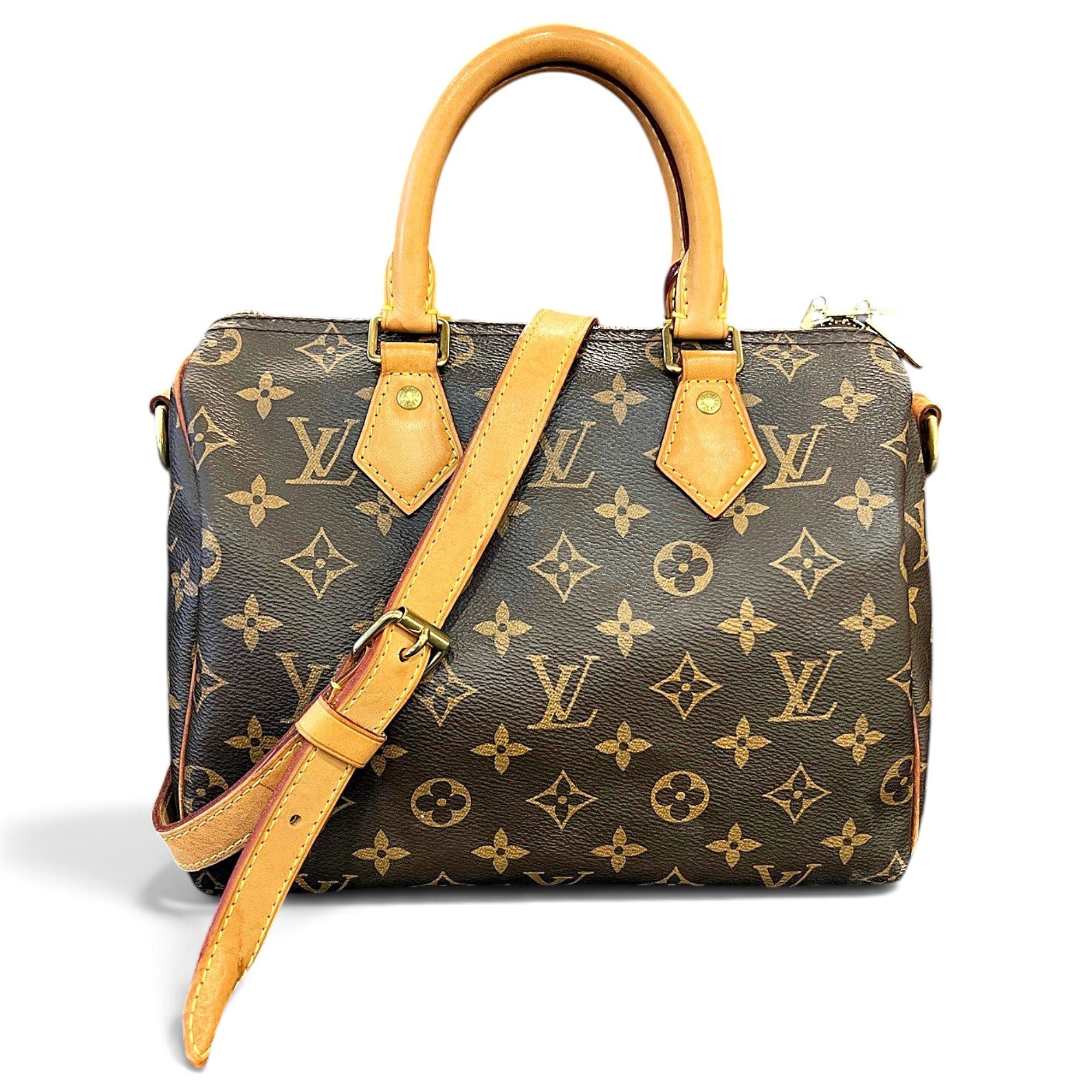 Speedy leather handbag