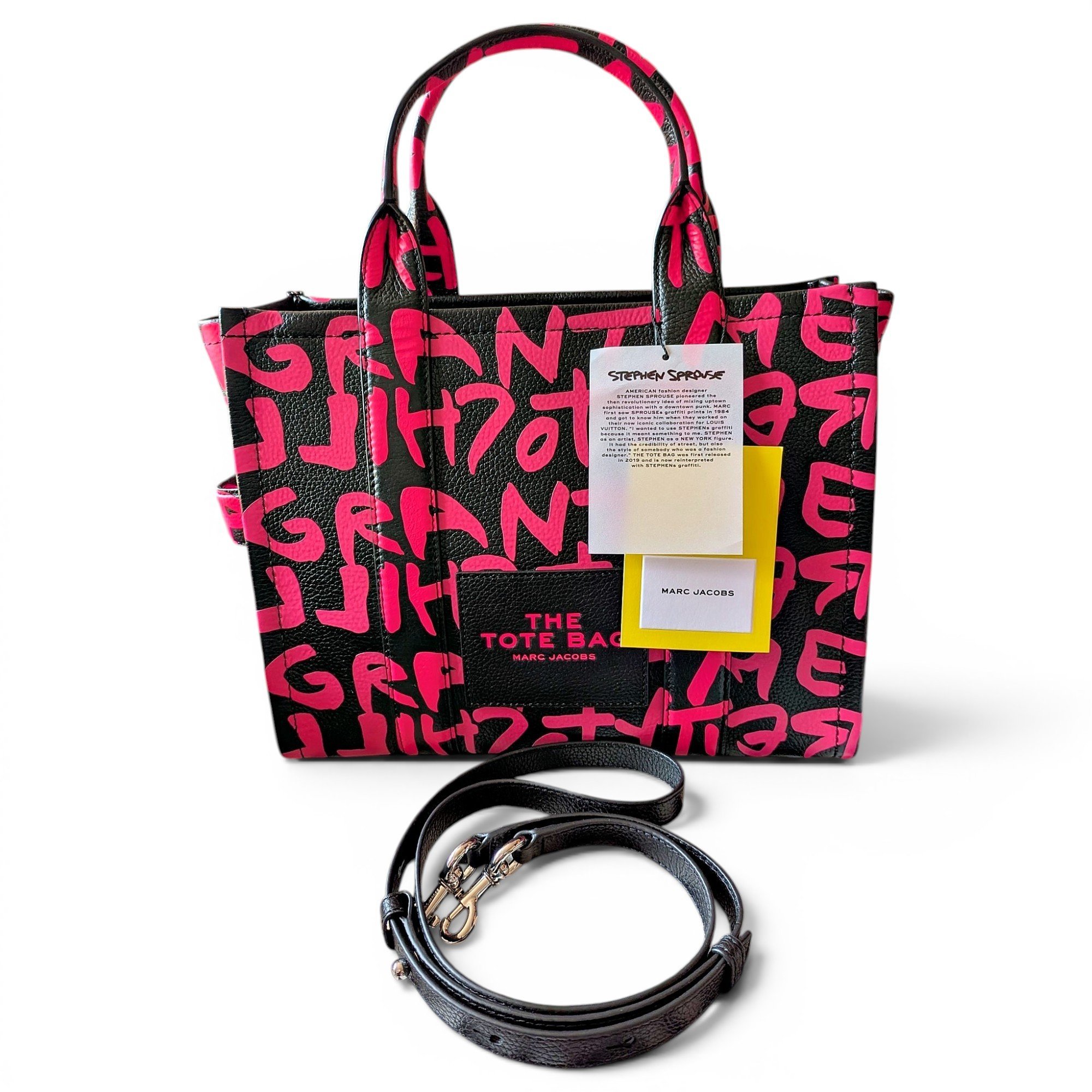 The Tag Tote leather tote