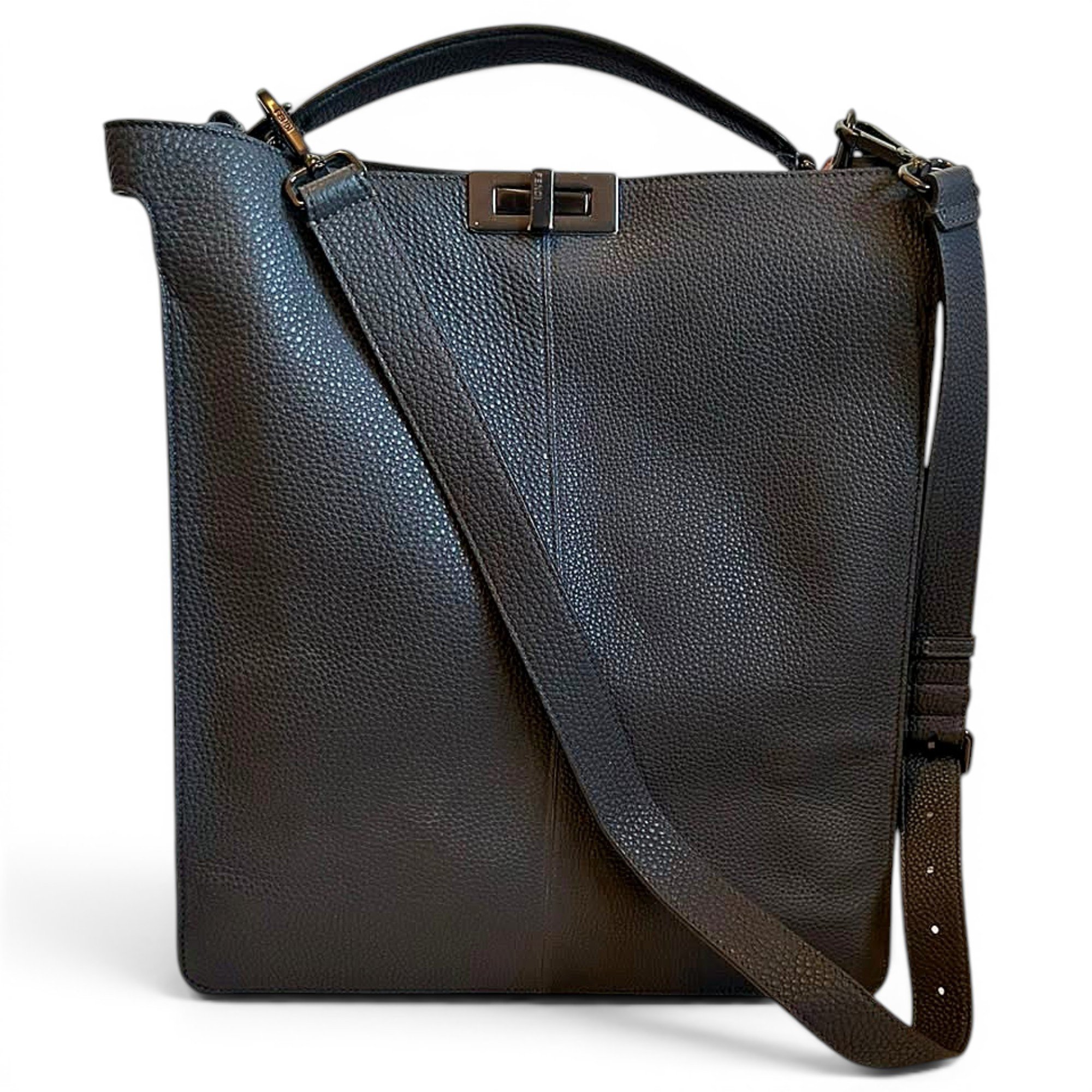 Fendi Peekaboo leather handbag
