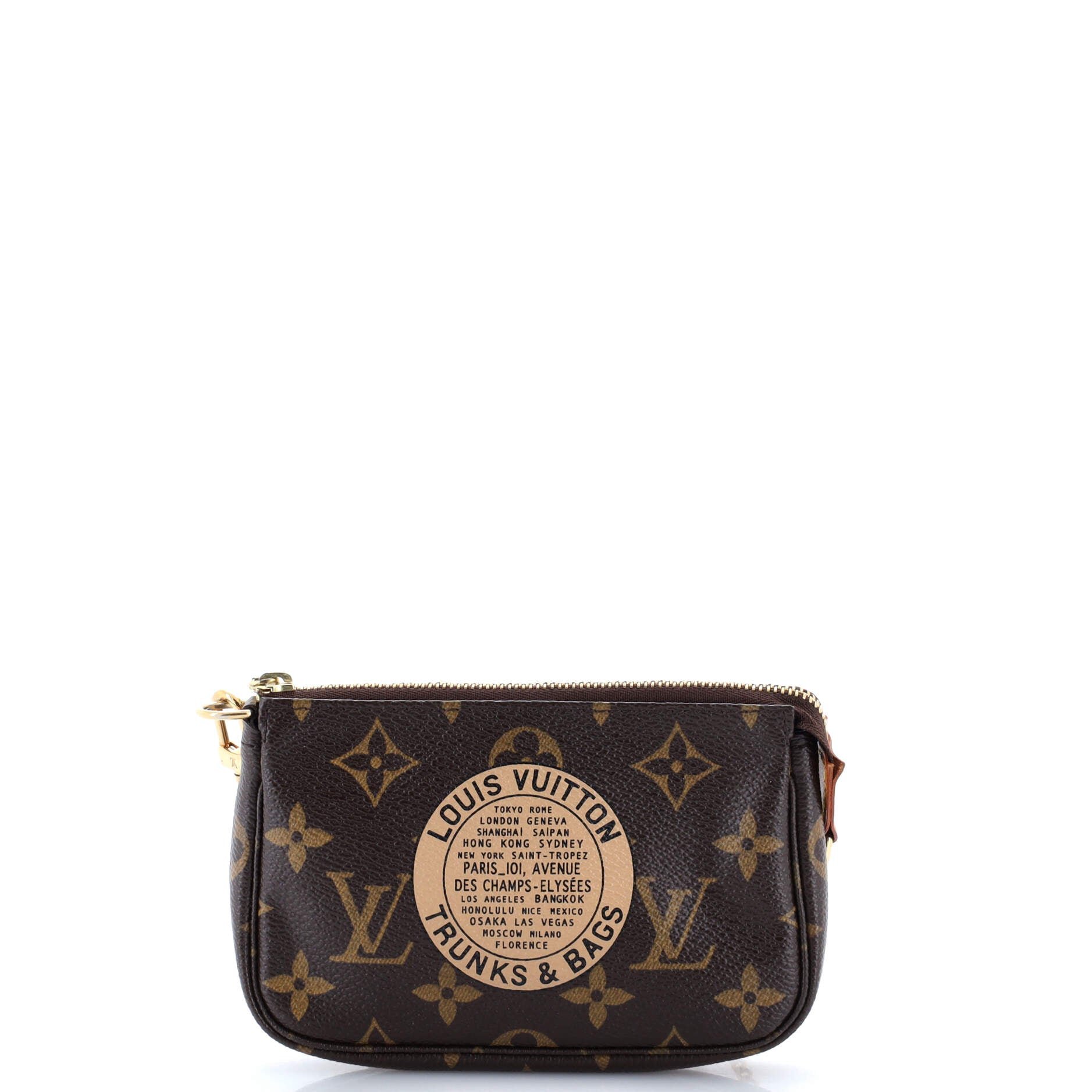 Louis Vuitton Pochette Accessoires Limited Edition Monogram Canvas Mini