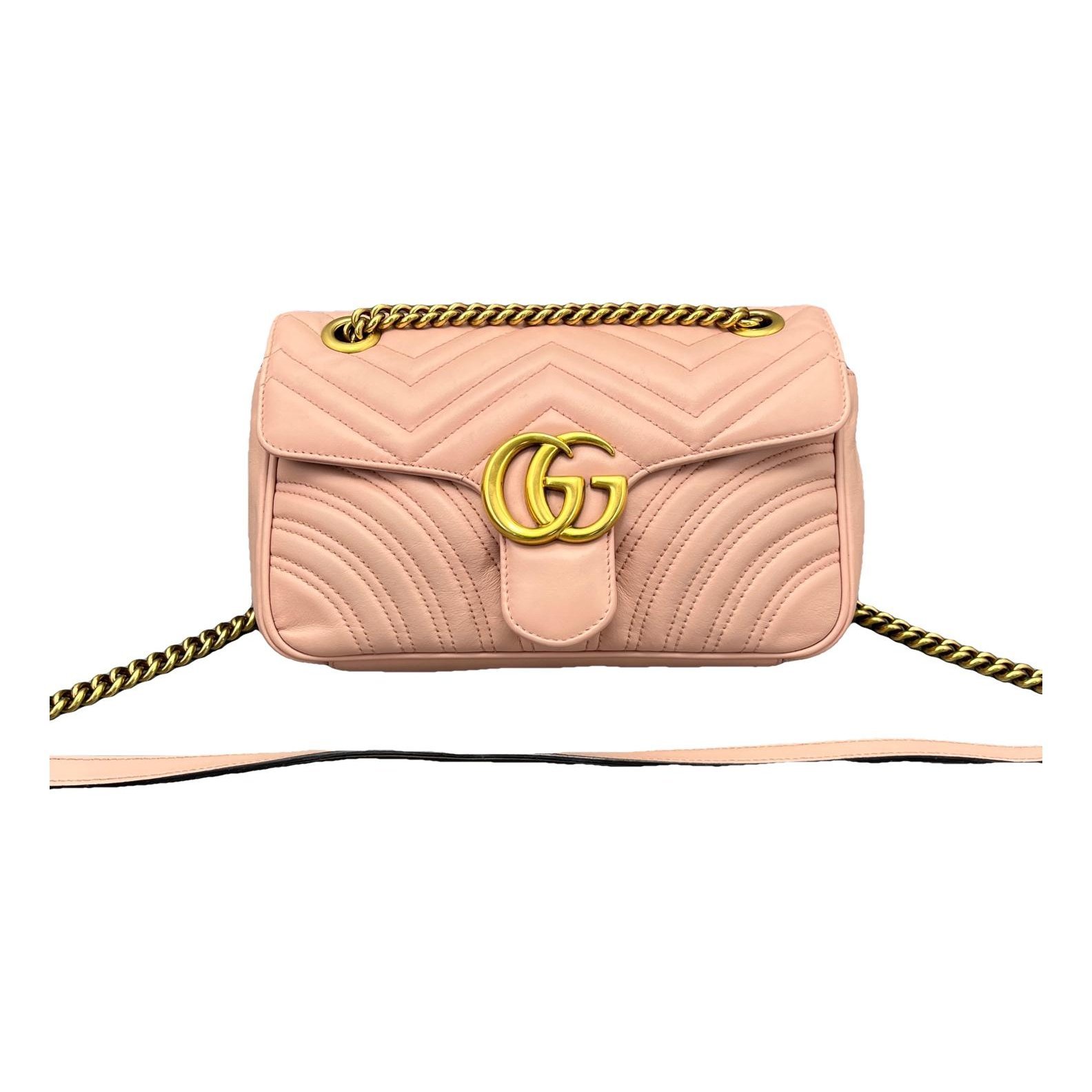 GG Marmont Flap leather crossbody bag