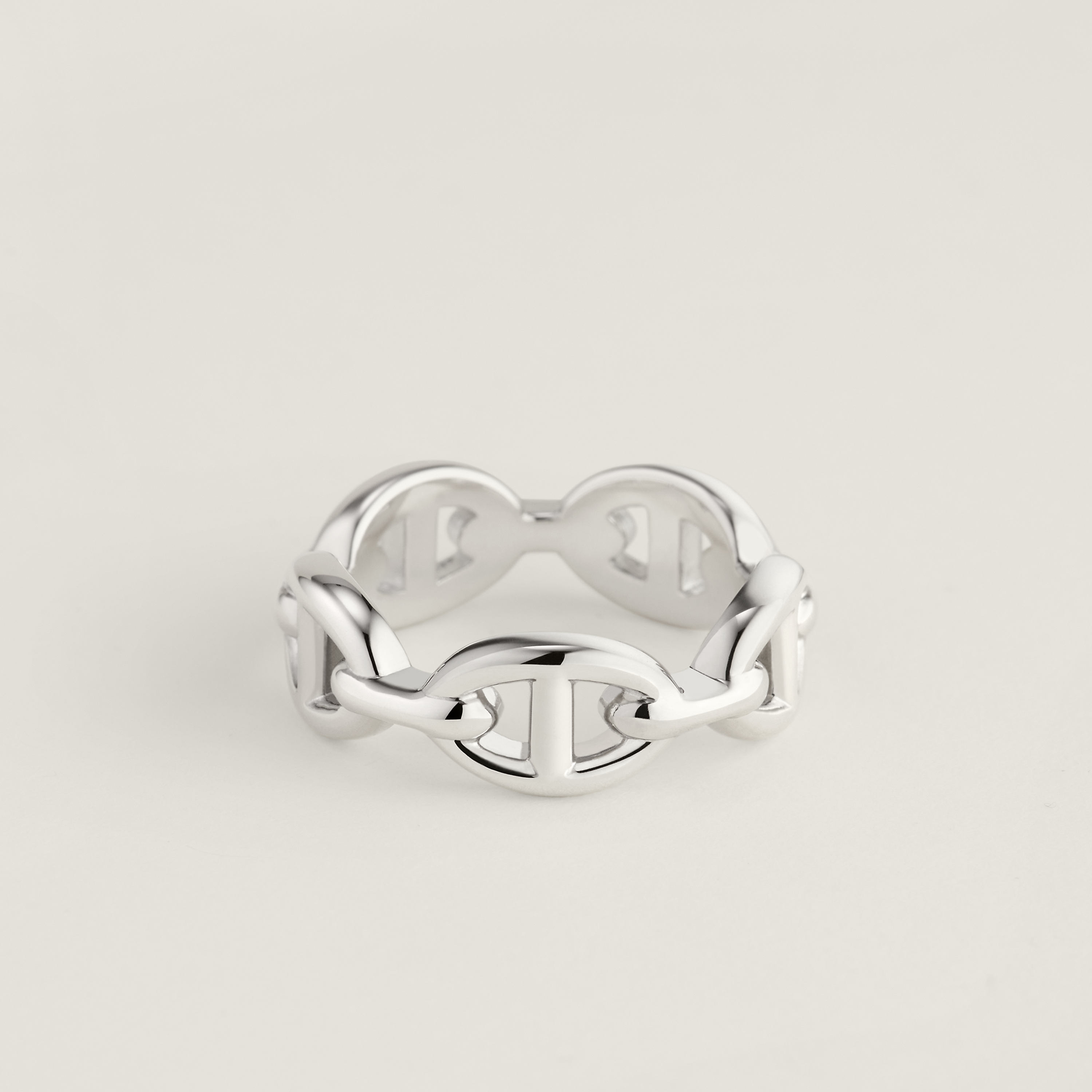 Chaine D'ancre Enchainee Ring, Small Model