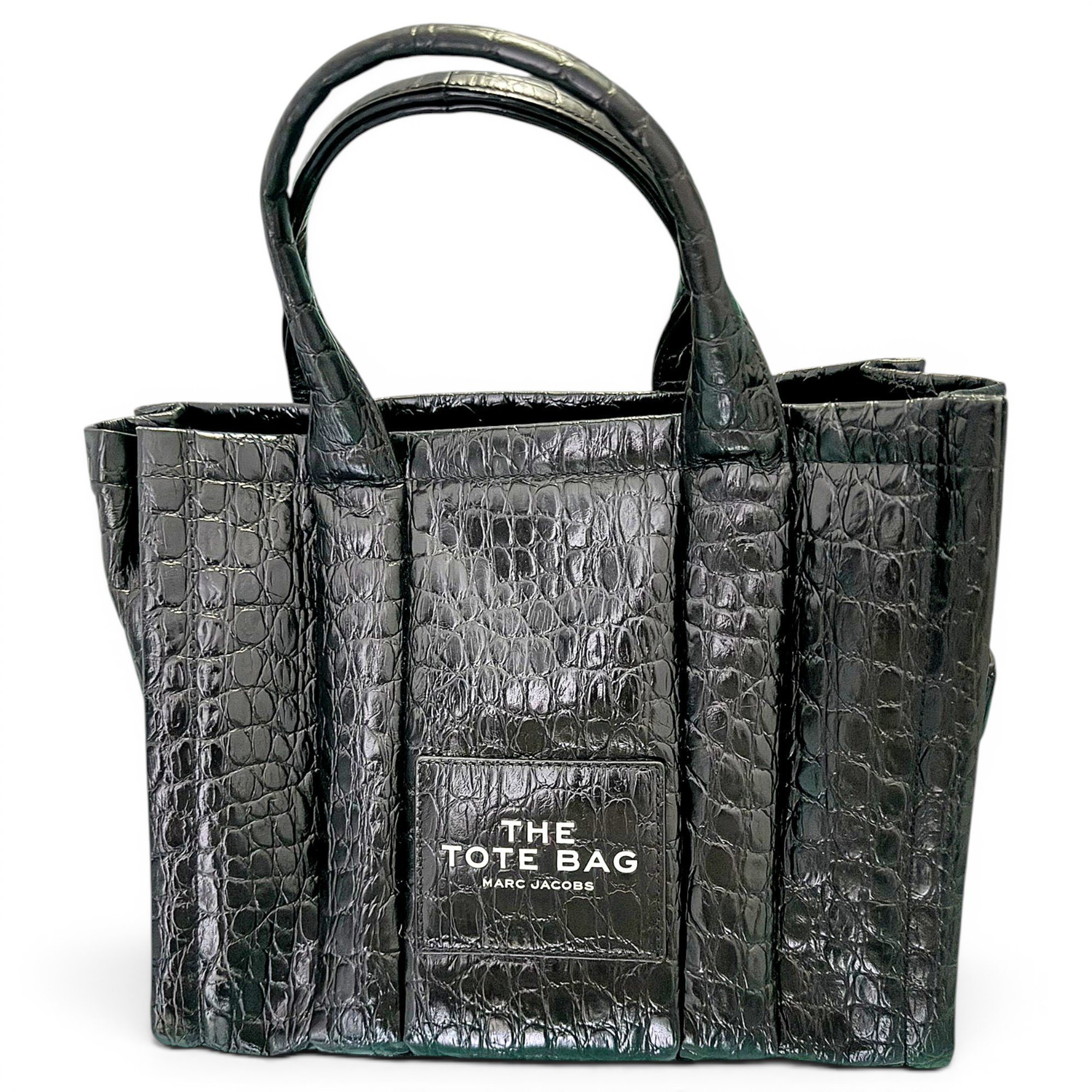 The Tag Tote leather tote