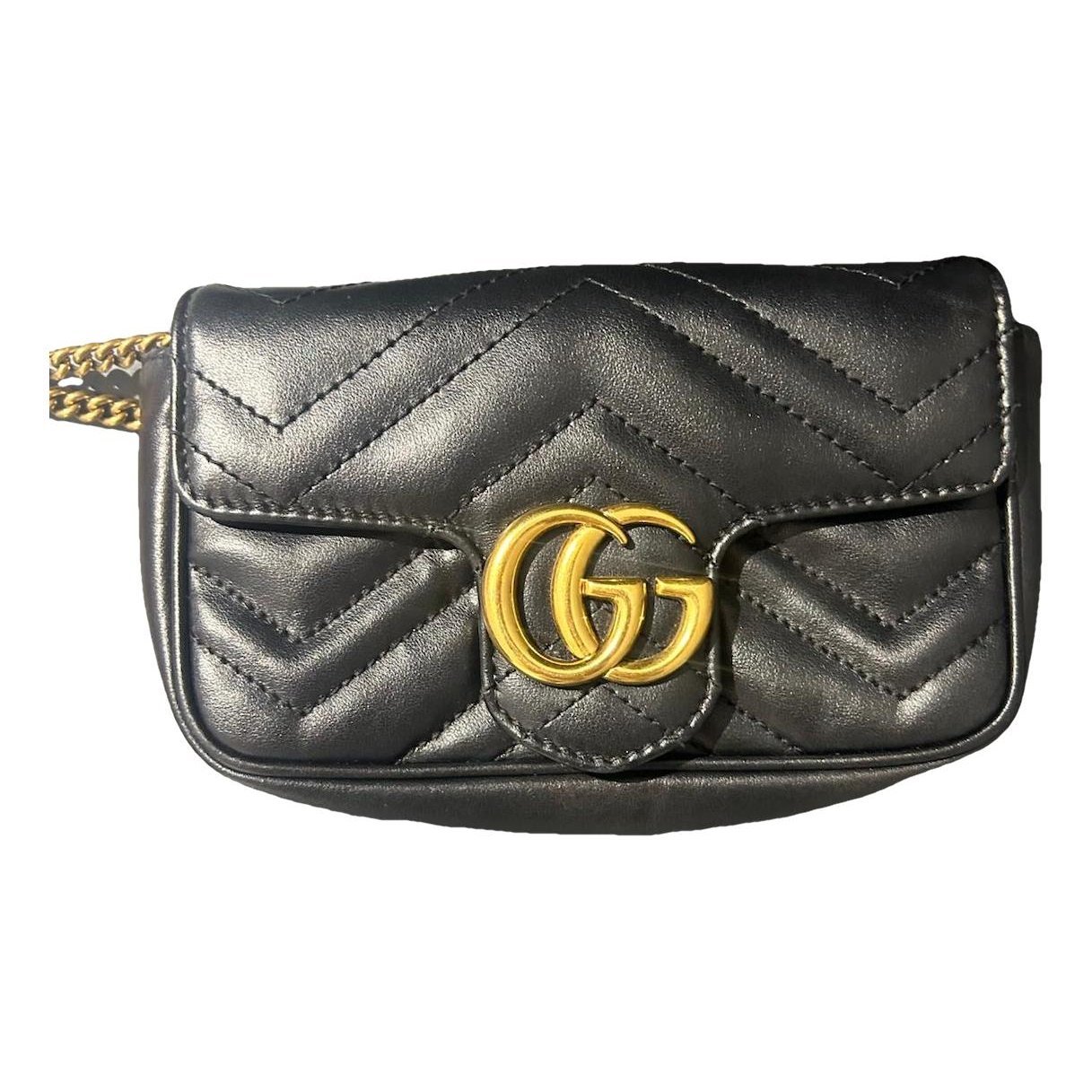 Marmont leather clutch bag