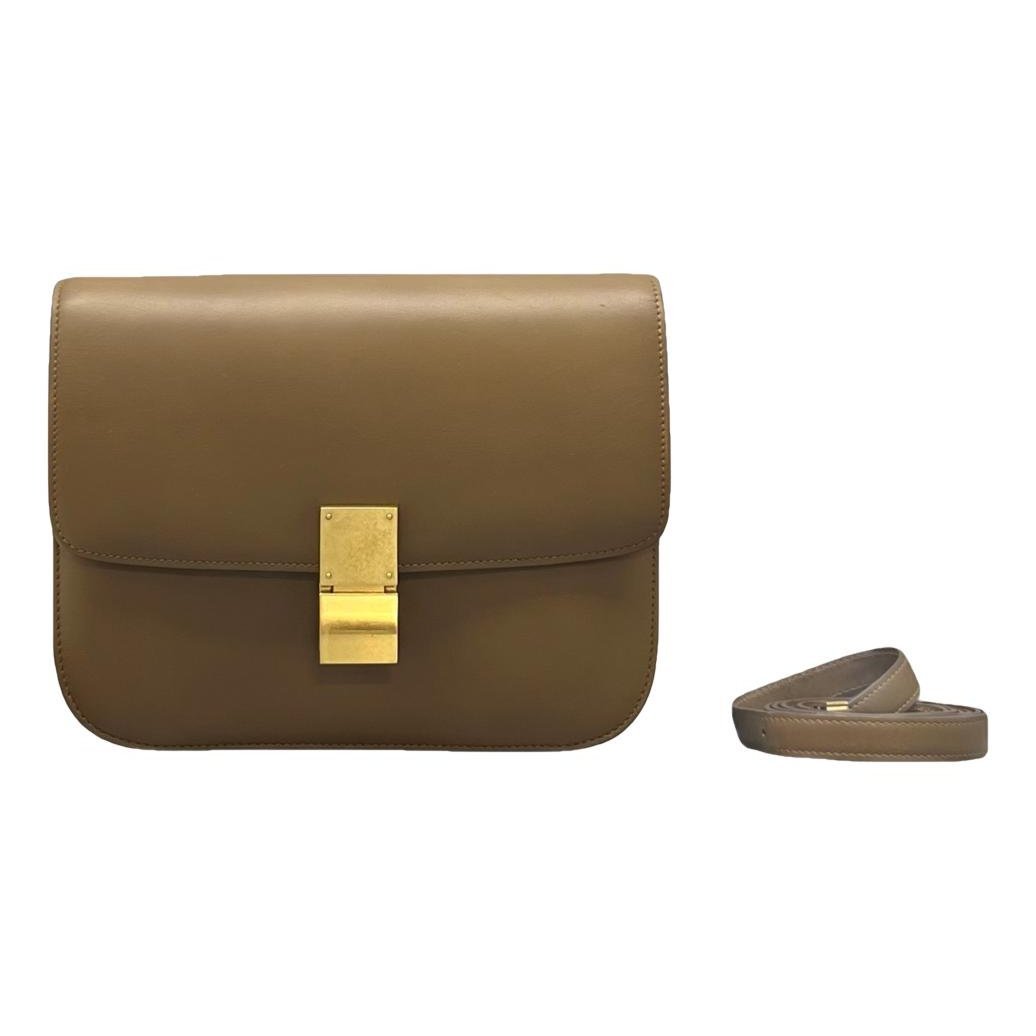Classic leather handbag