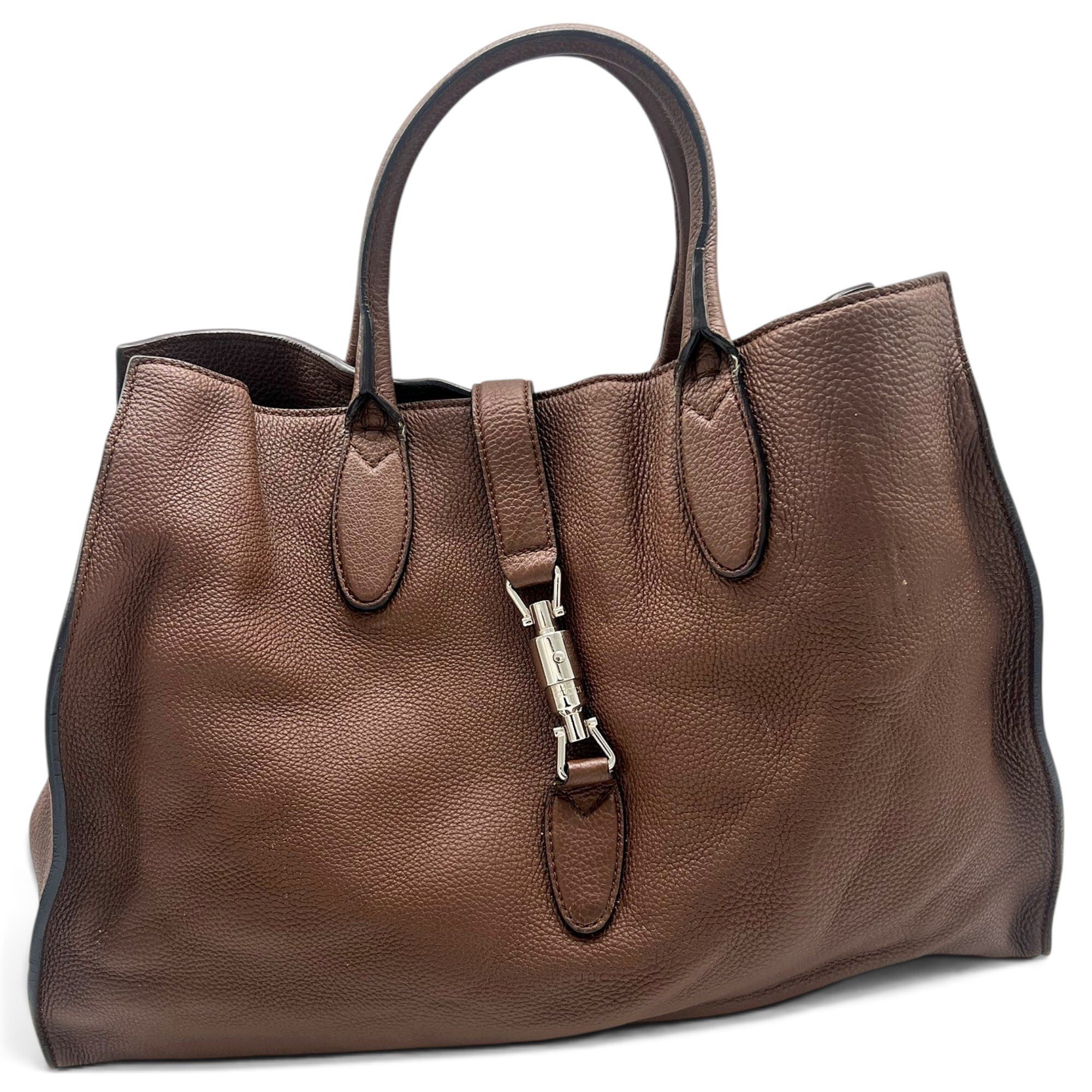 Leather tote