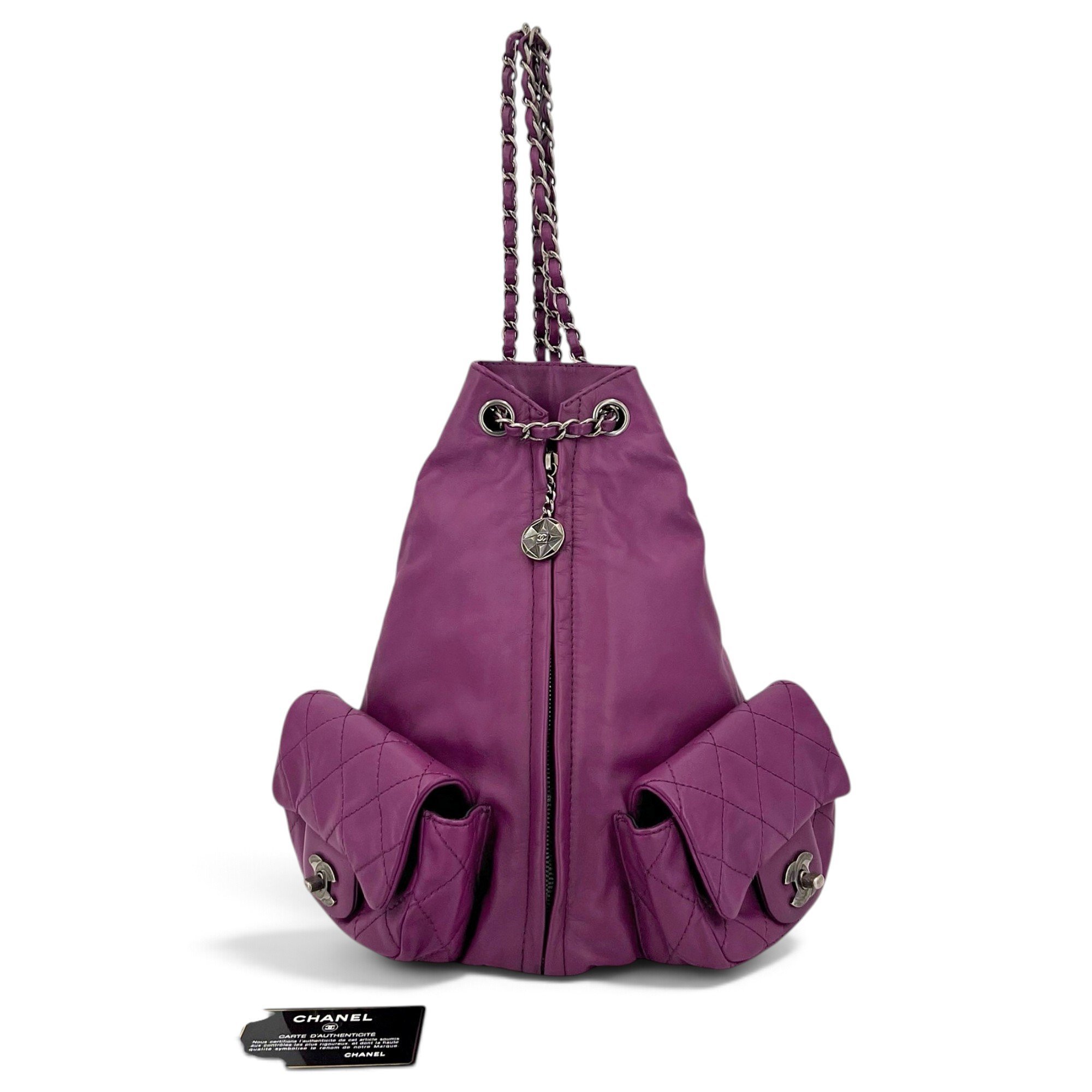 Leather backpack