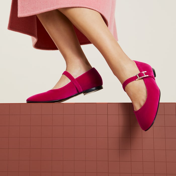 Fuchsia Jane Ballet Flat