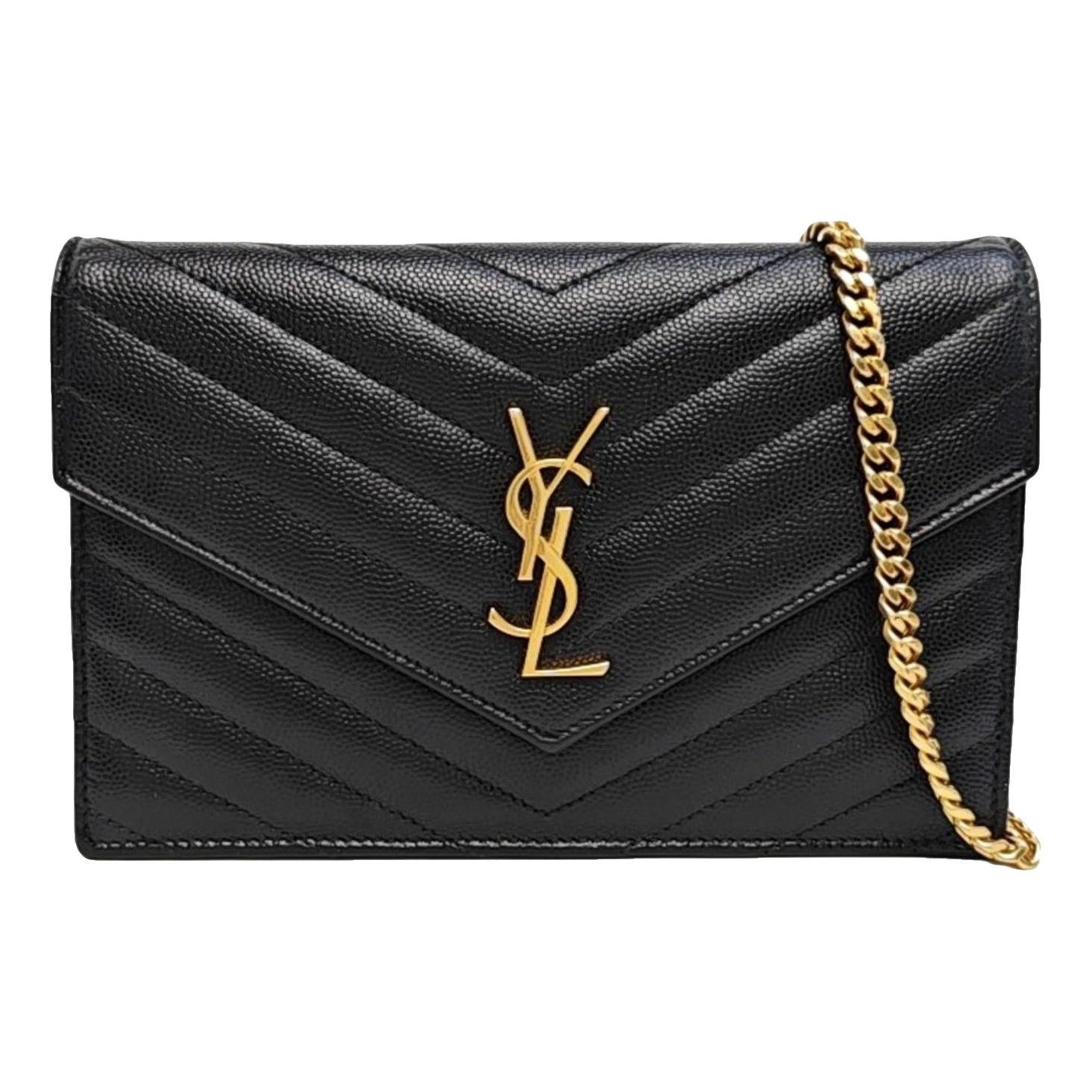 Baby monogramme leather handbag