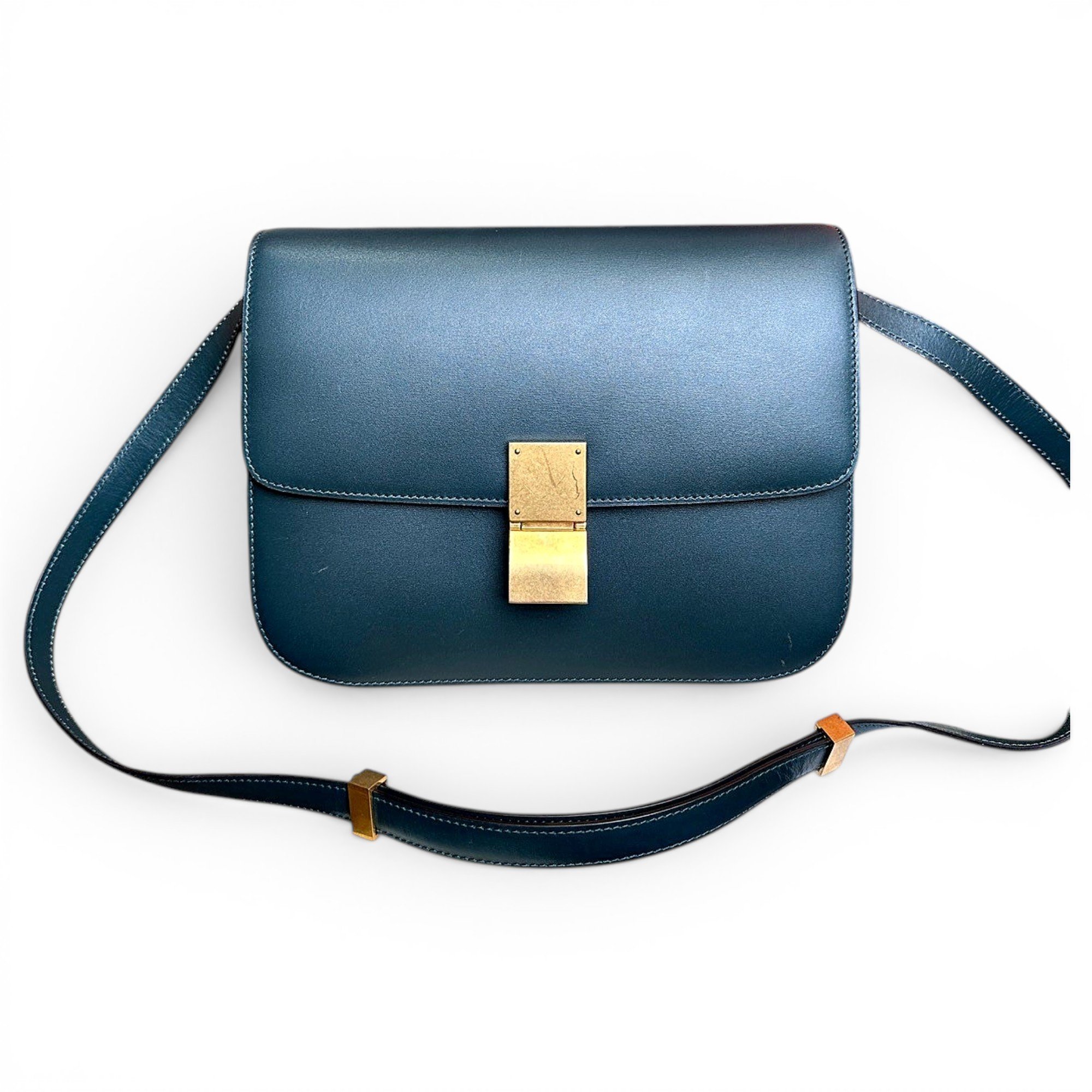 Classic leather handbag