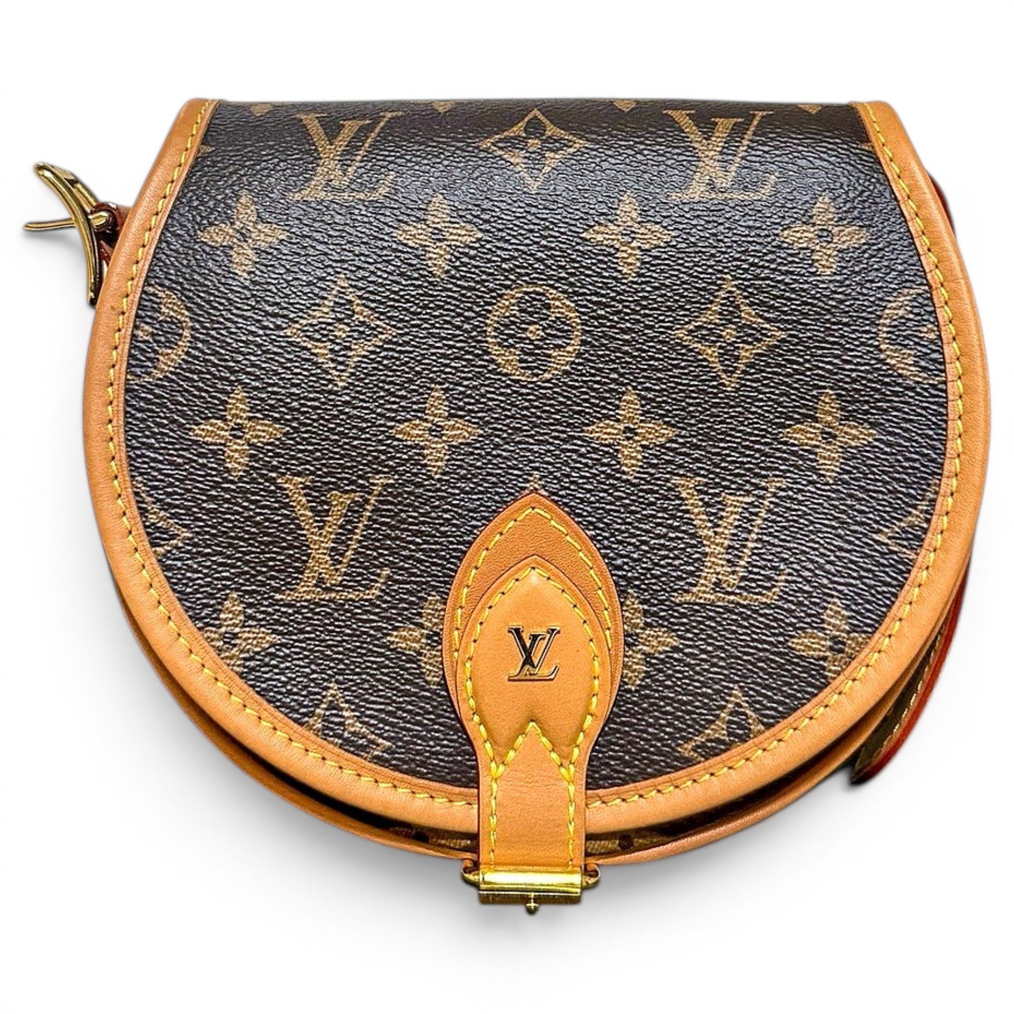 Tambourin patent leather handbag