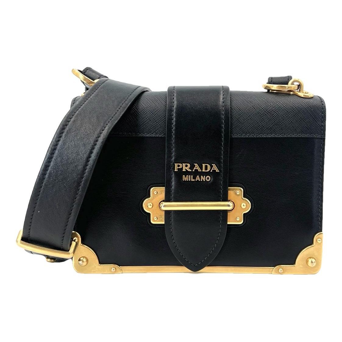 Cahier leather handbag