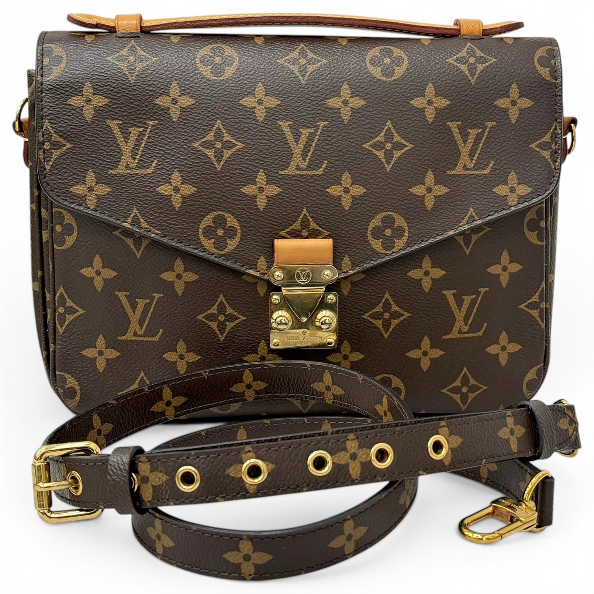 Metis leather handbag