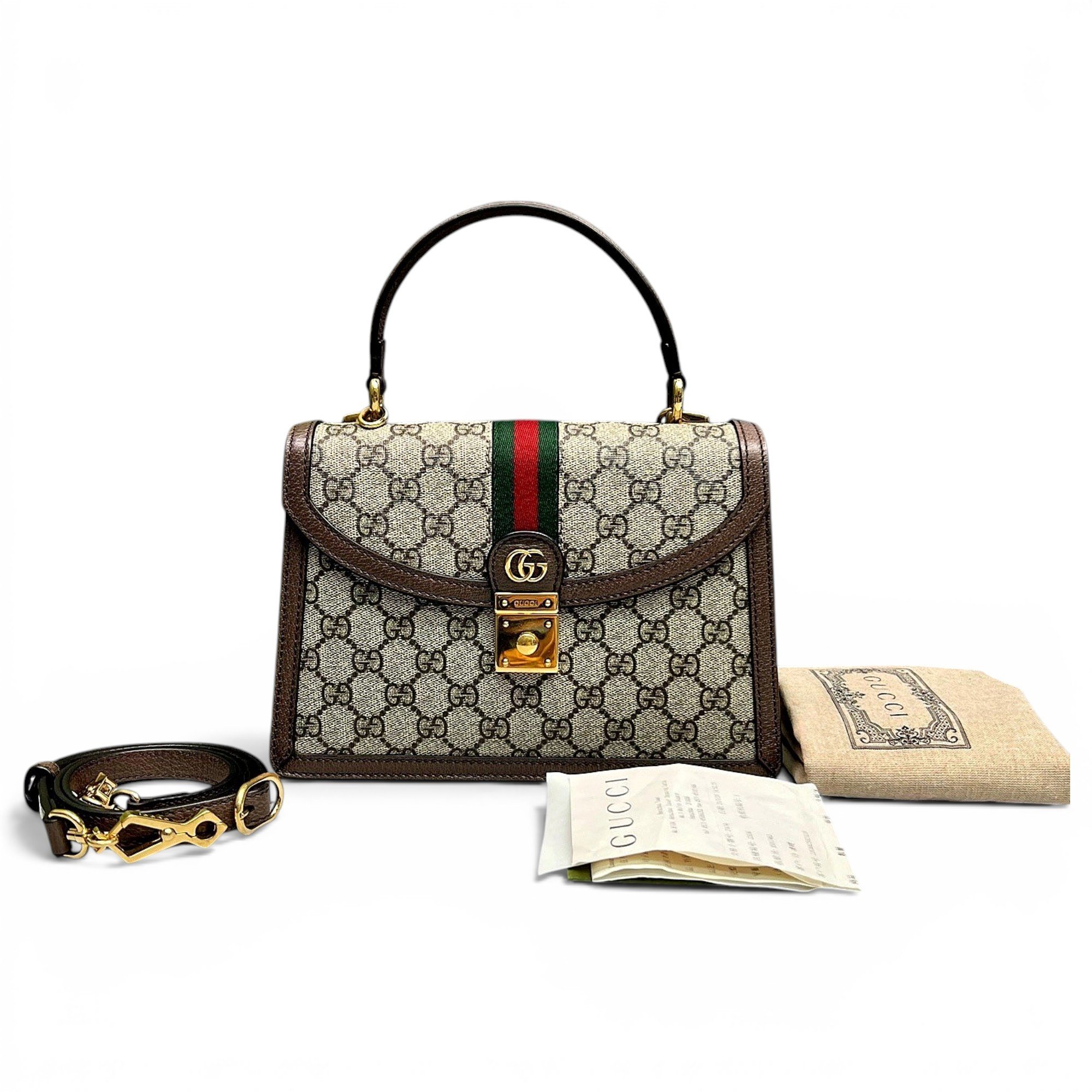 Ophidia leather handbag