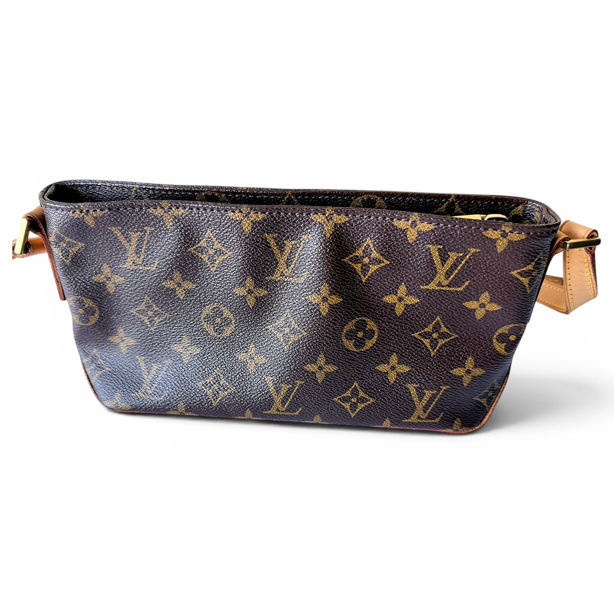 Trotteur leather crossbody bag
