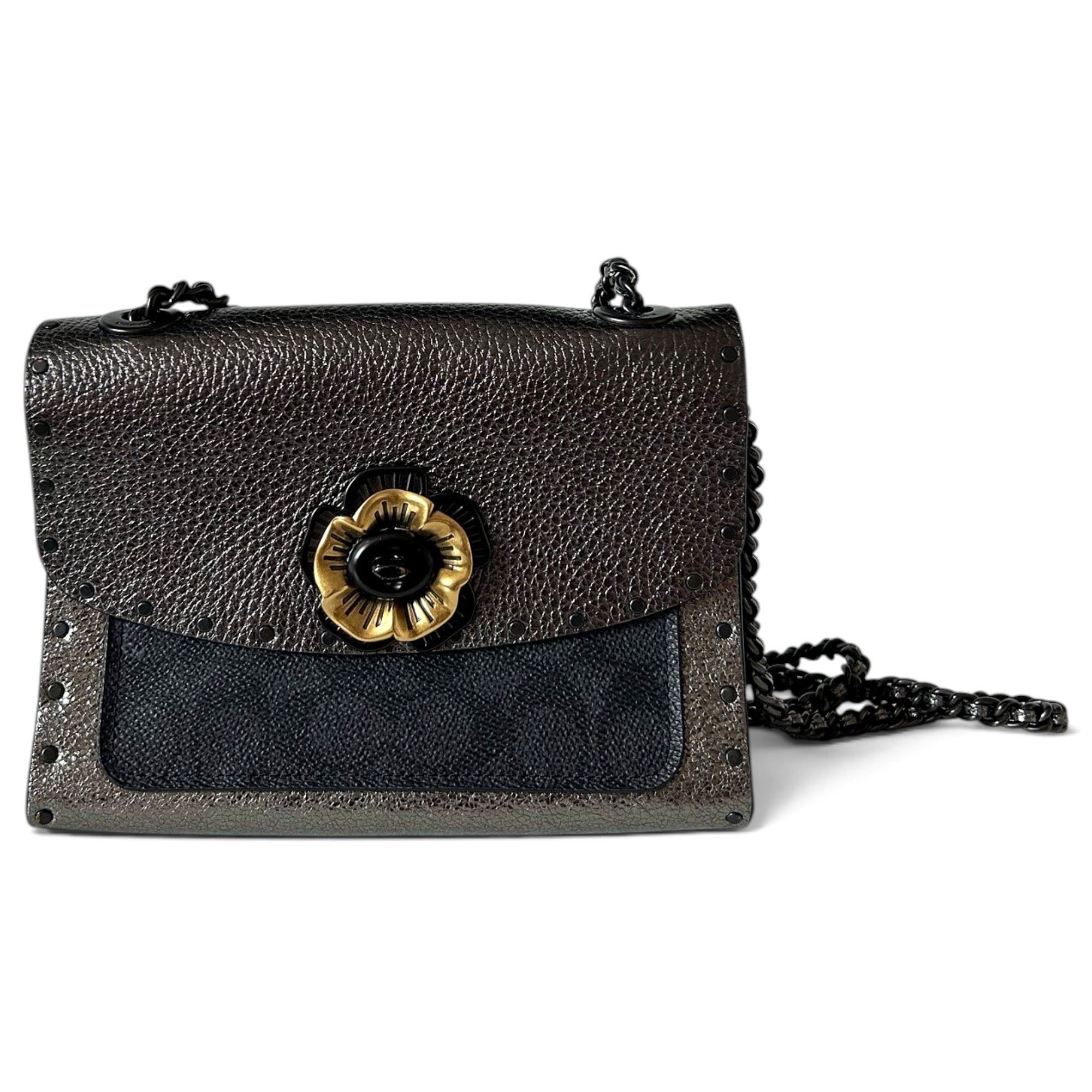 Parker leather crossbody bag