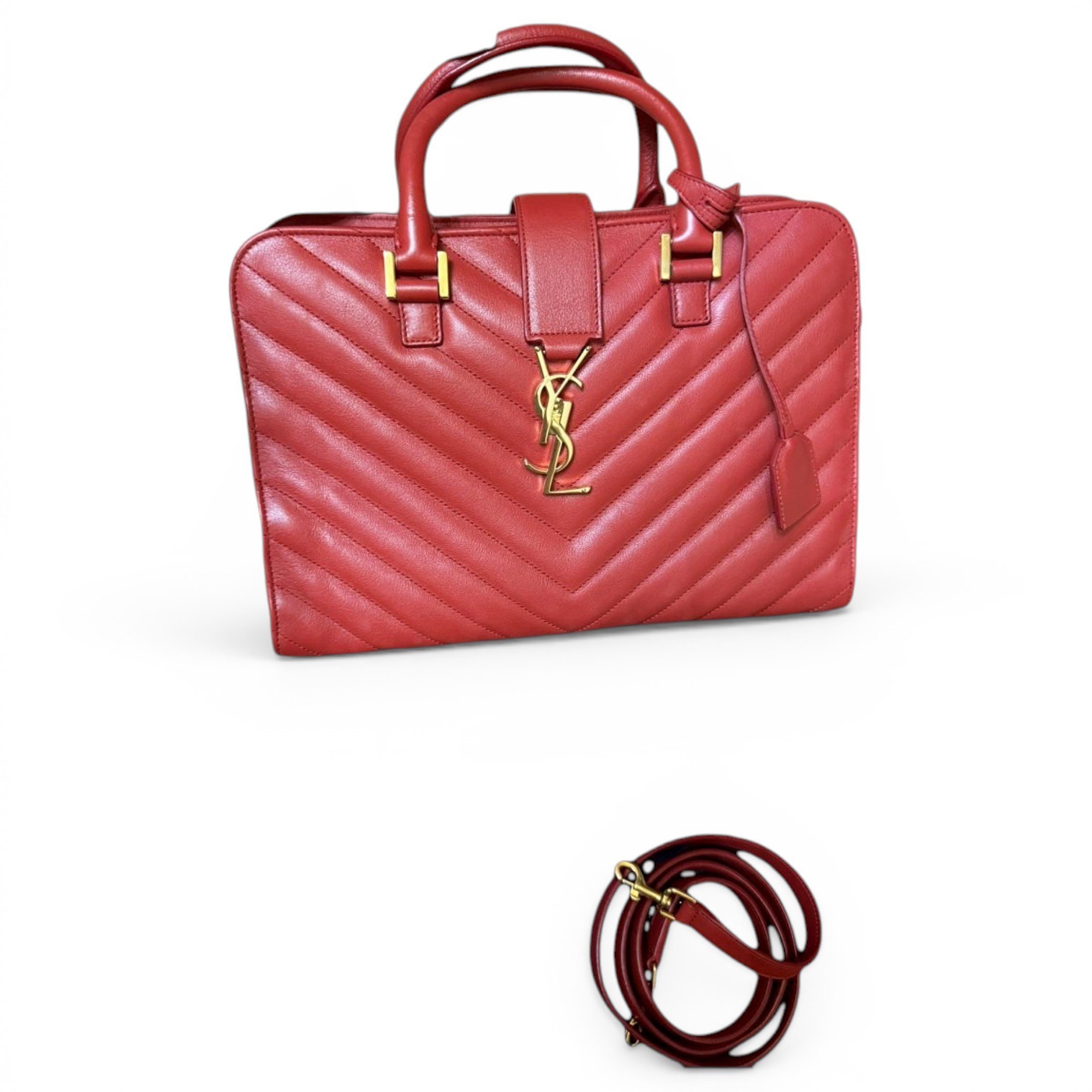 Monogram Cabas leather tote