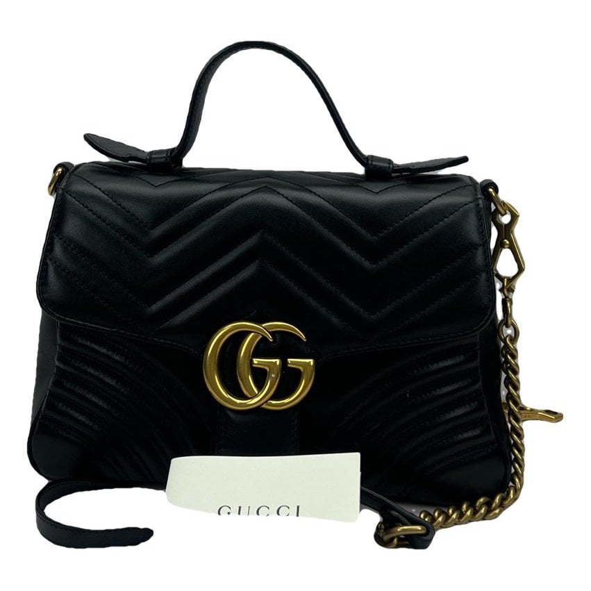 GG Marmont Flap leather crossbody bag