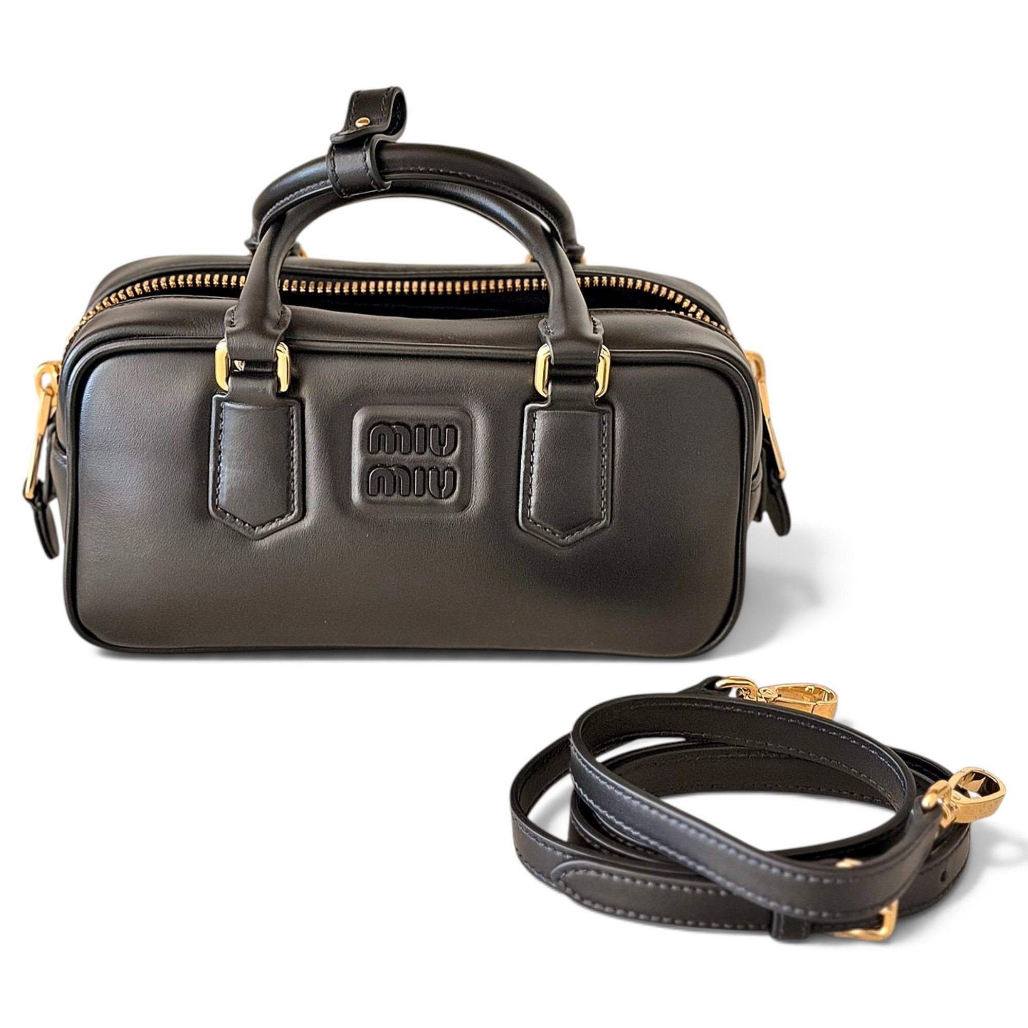 Arcadie leather crossbody bag