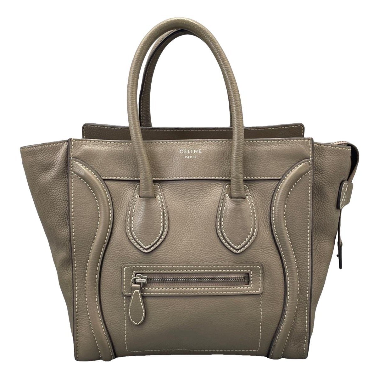 Luggage leather handbag