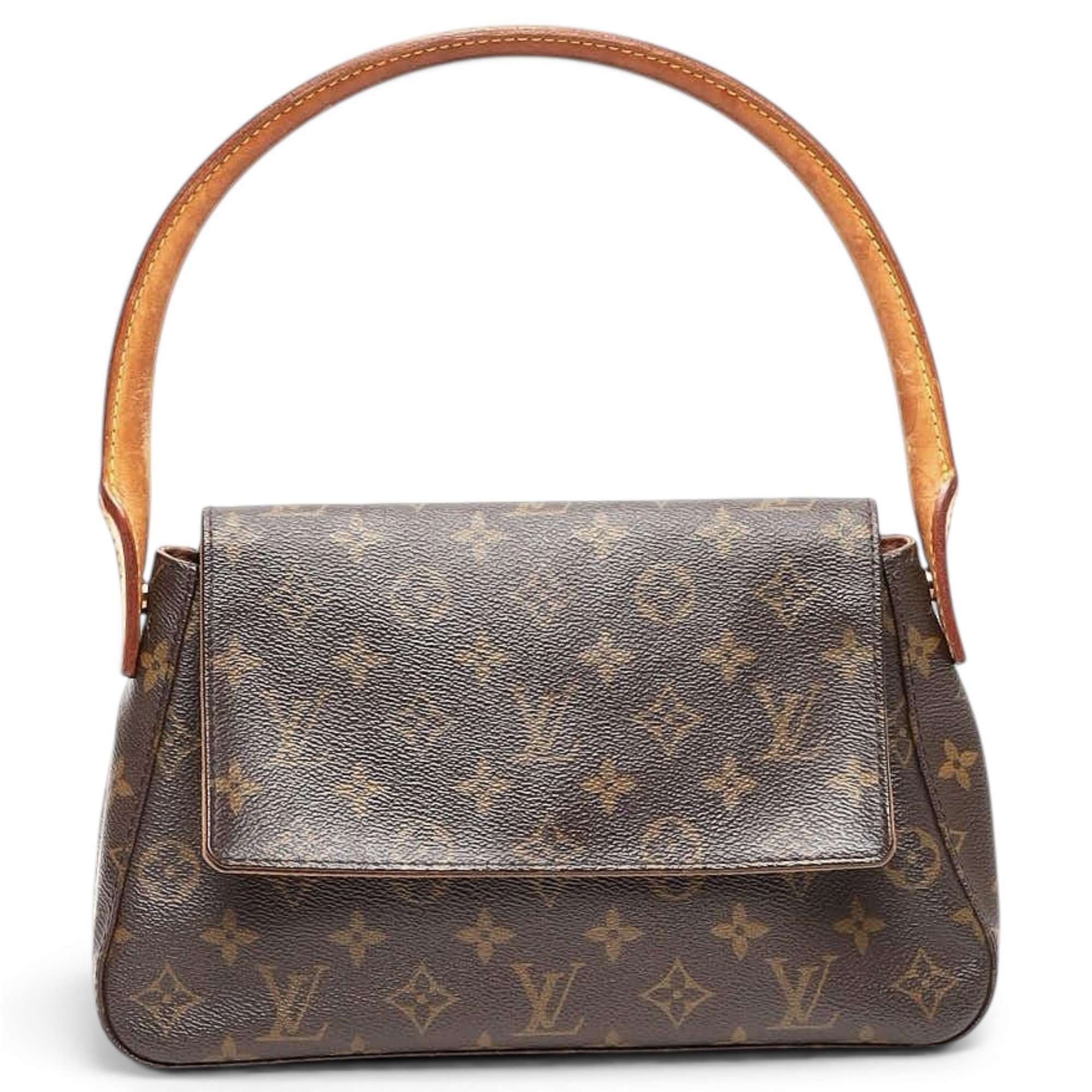 Looping cloth handbag