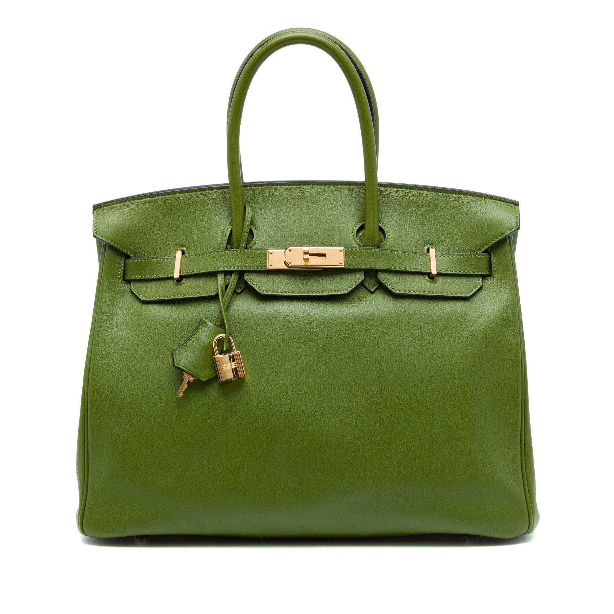 Birkin 35 leather handbag