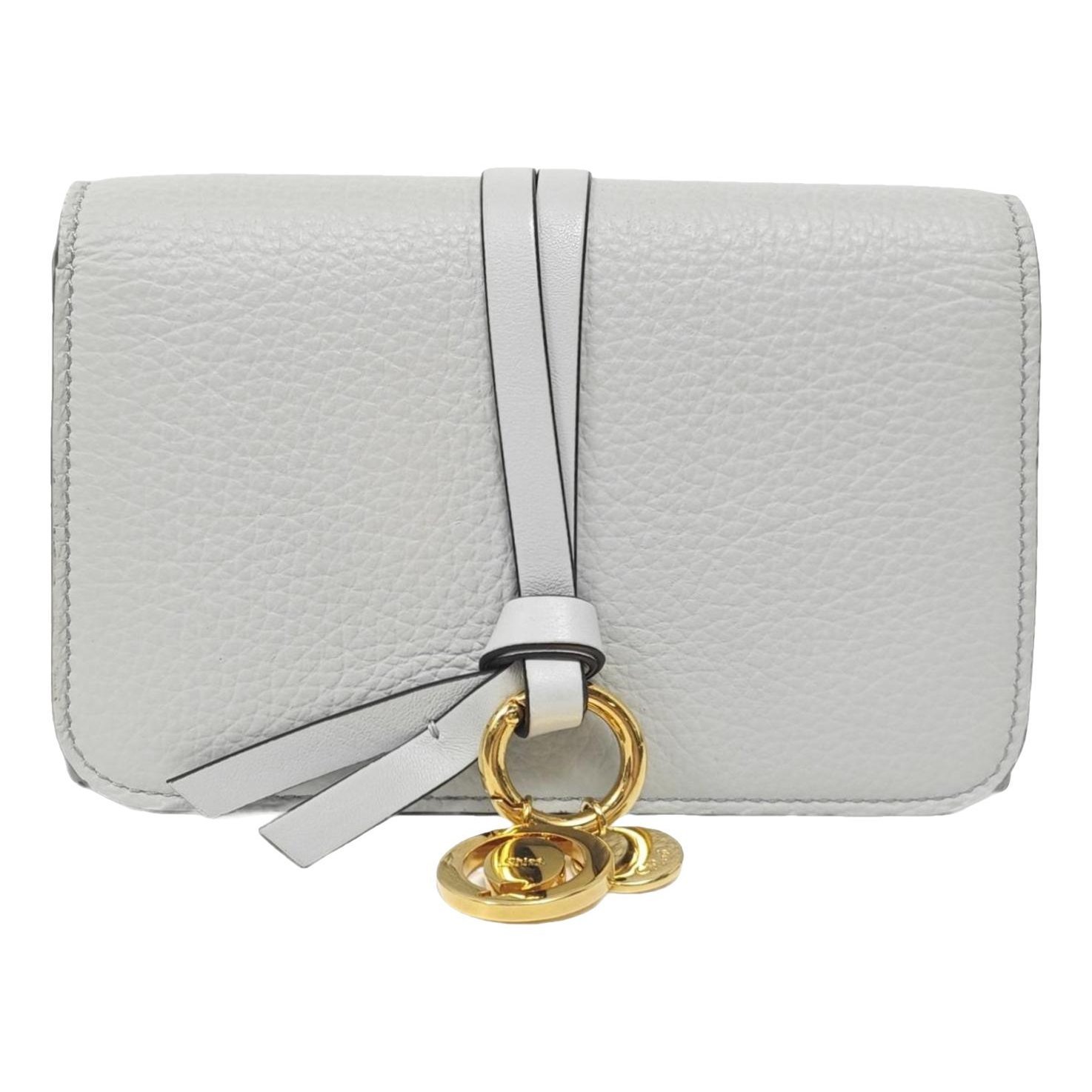 Alphabet leather handbag