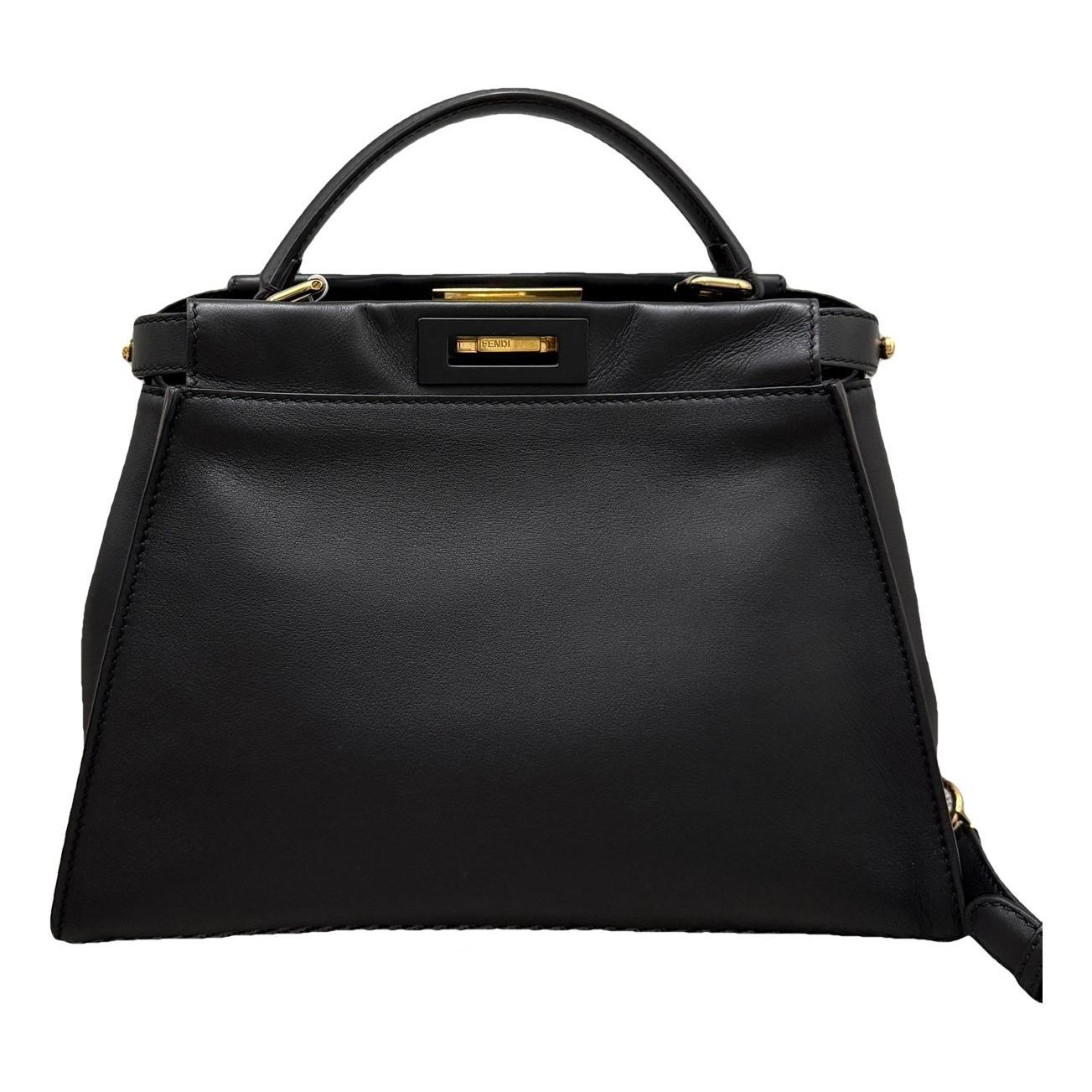 Peekaboo leather handbag