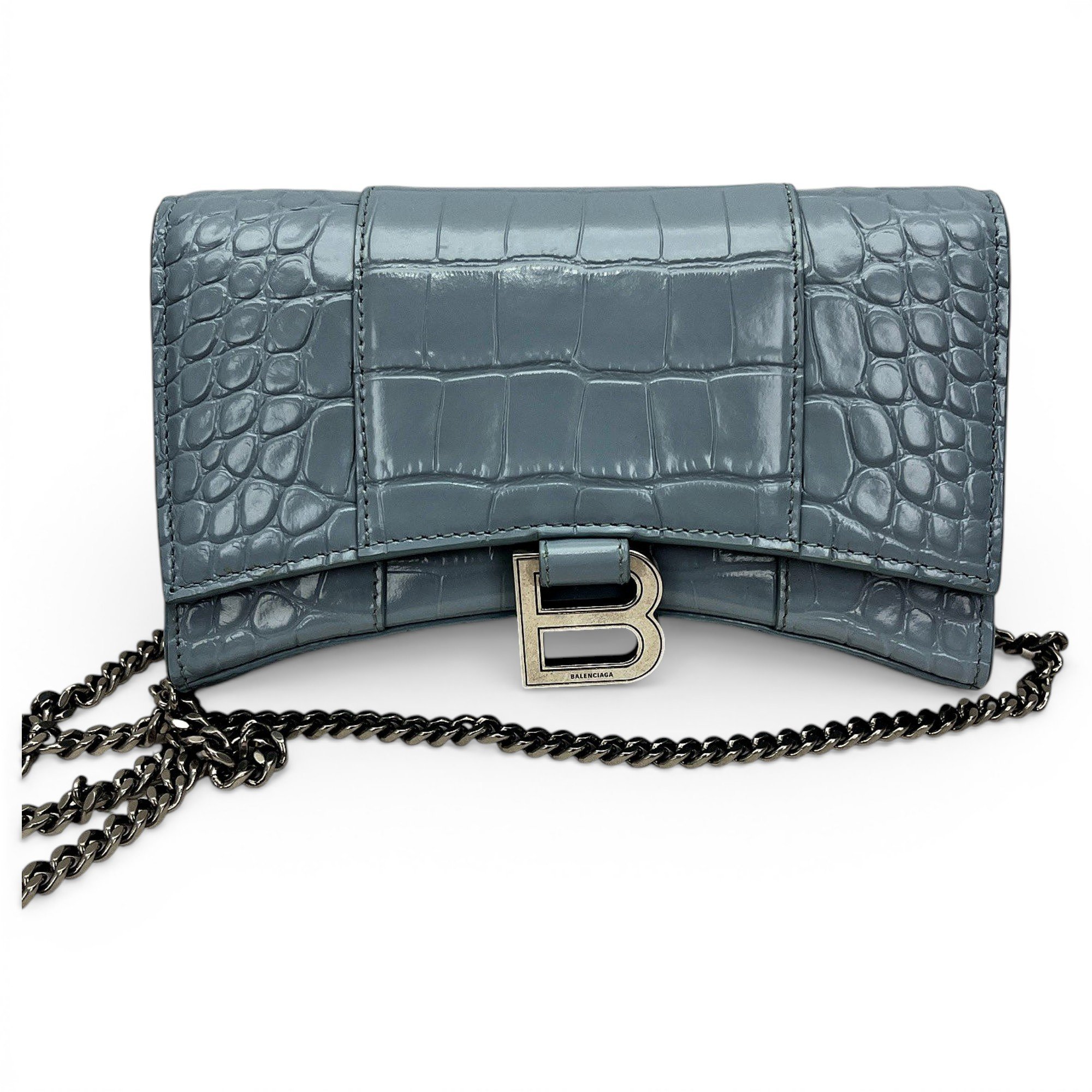 Downtown Chain leather handbag