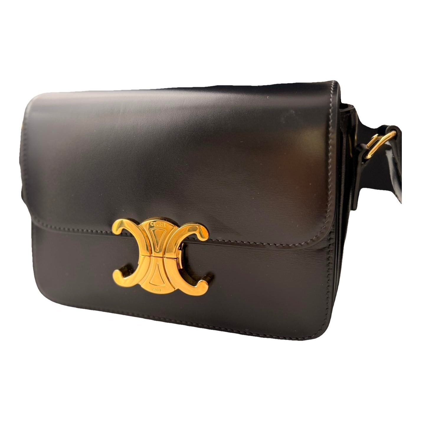 Triomphe leather handbag