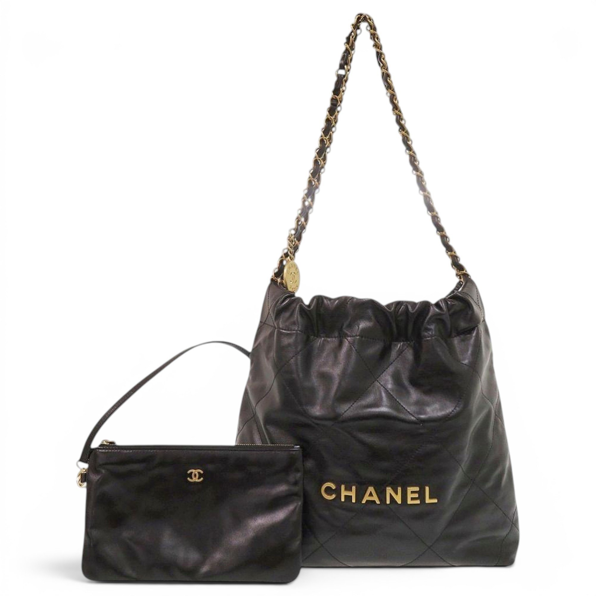 Chanel 22 leather tote