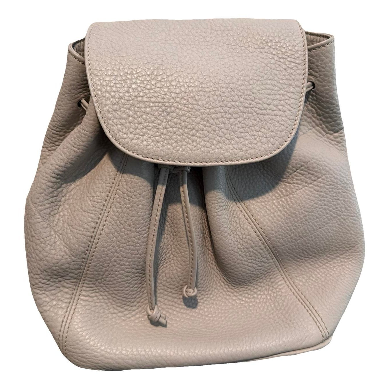 Leather backpack
