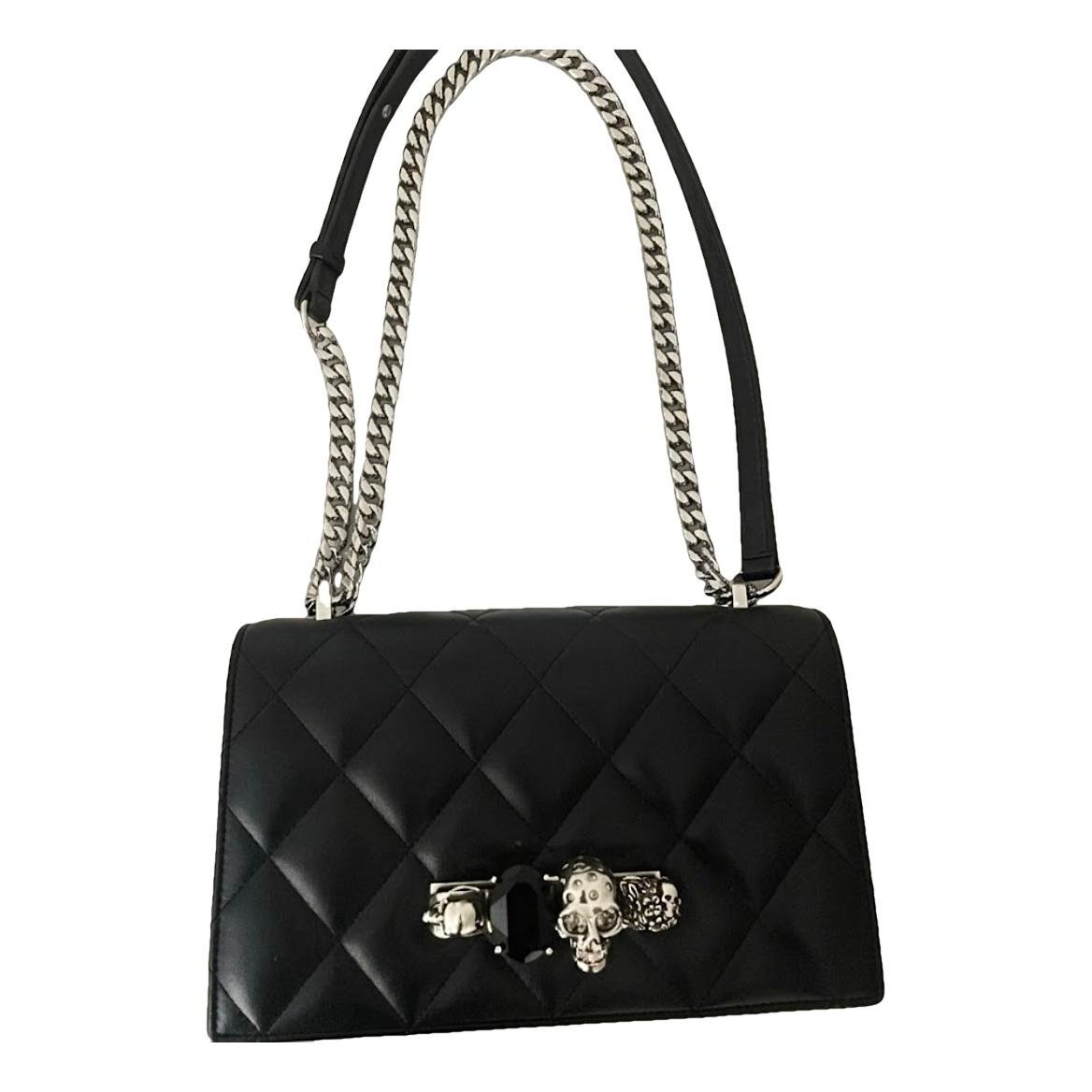 Alexander McQueen Knuckle leather crossbody bag