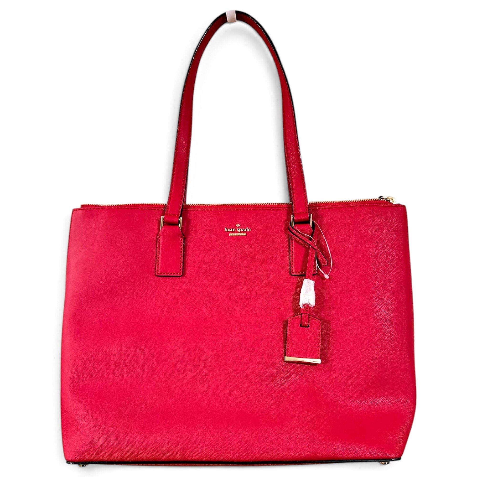 Leather tote