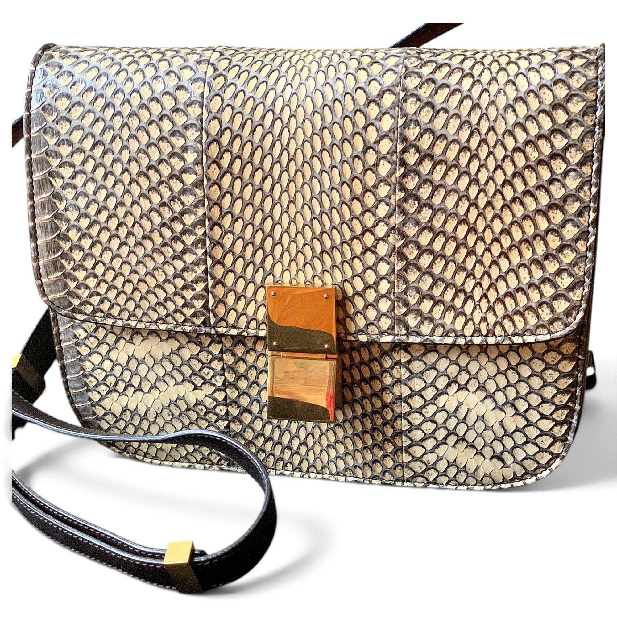 Classic leather crossbody bag