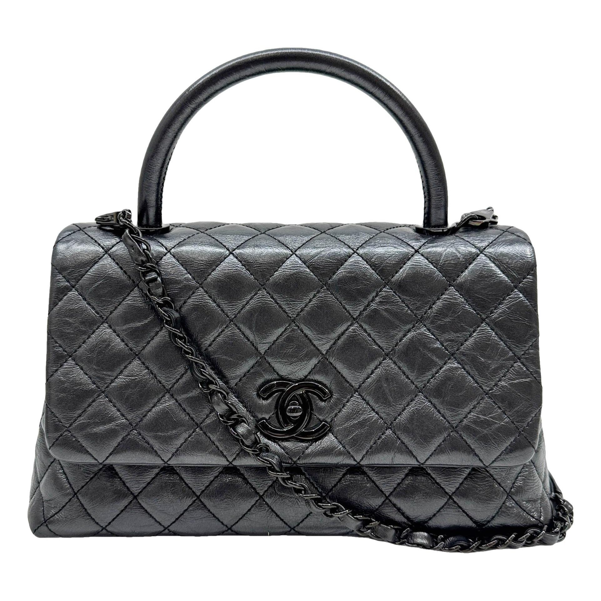Coco Handle leather handbag