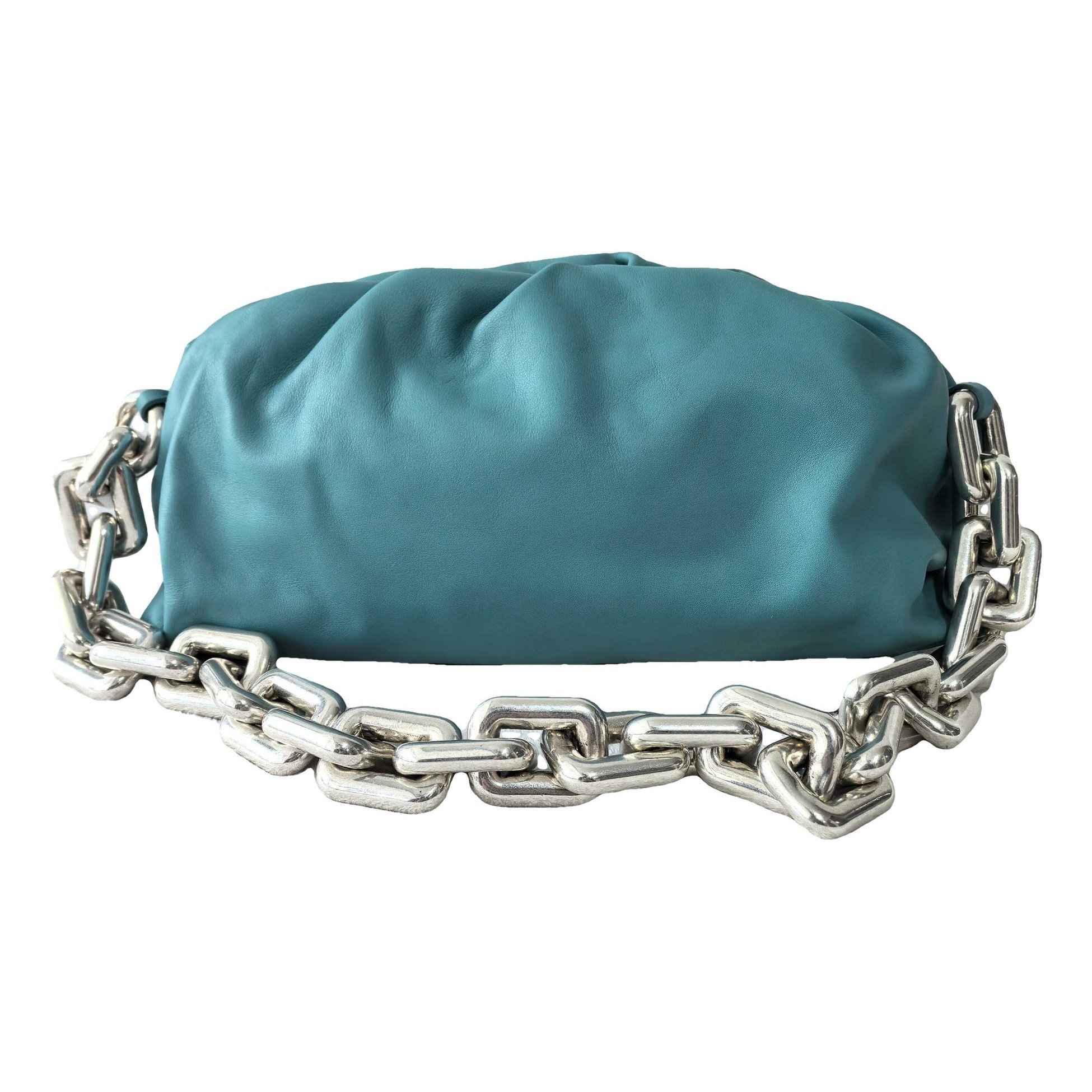 Chain Pouch leather handbag