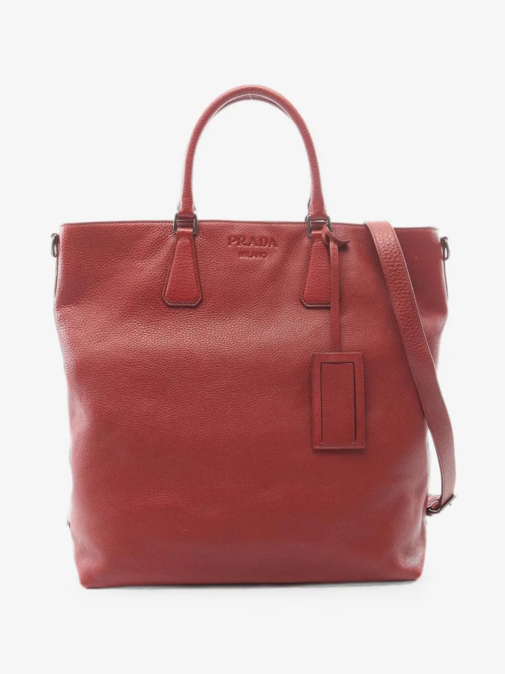 2000s leather tote bag