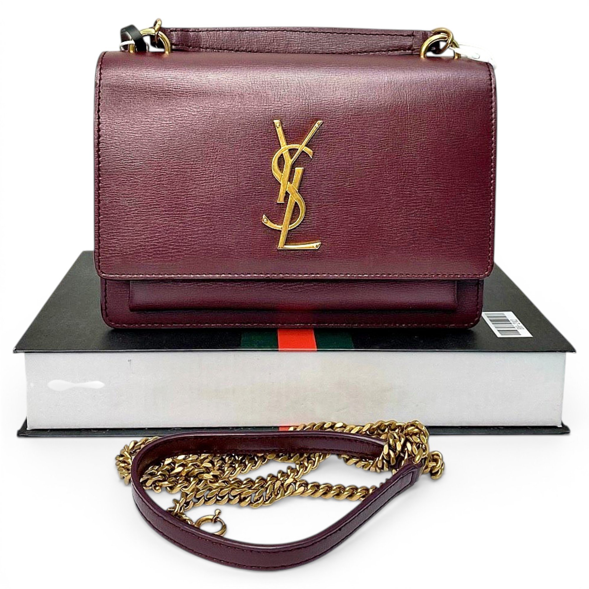 Sunset leather handbag
