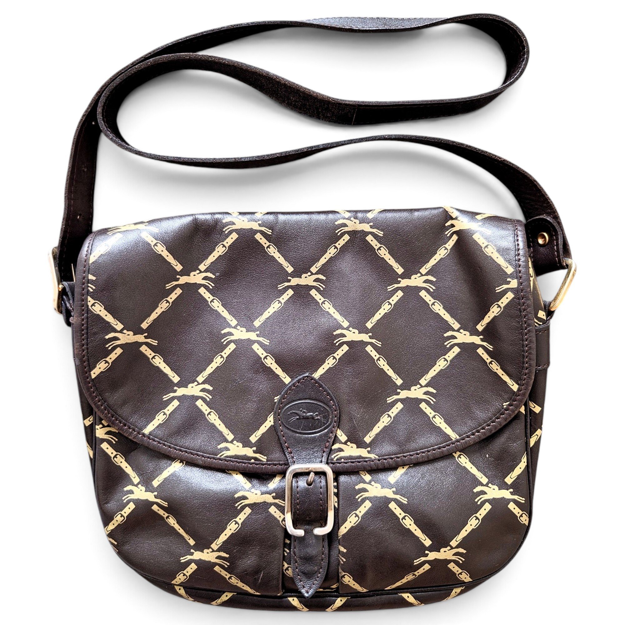 Leather crossbody bag