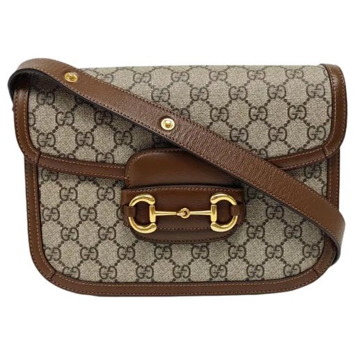 Handle Horsebit 1955 leather crossbody bag