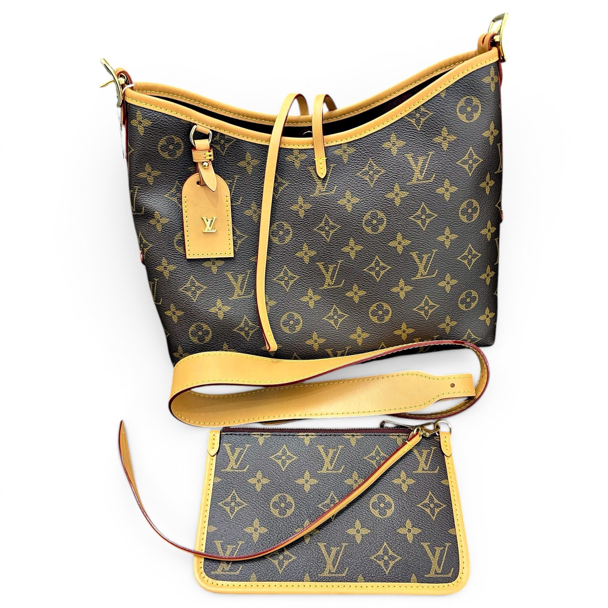 Graceful leather handbag