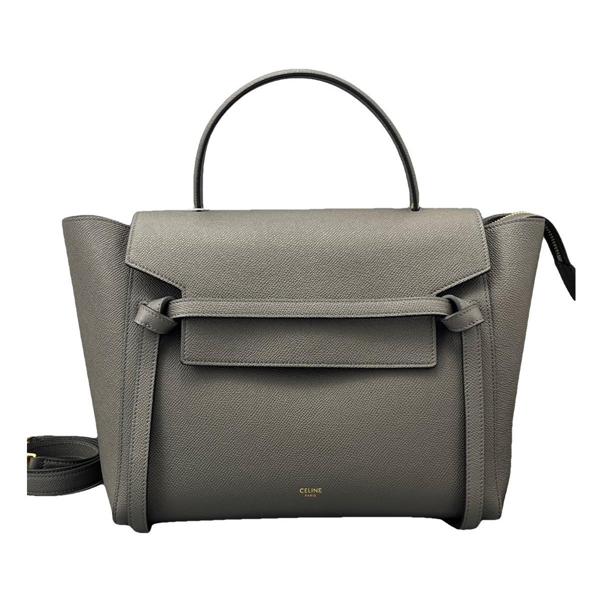 Belt leather handbag